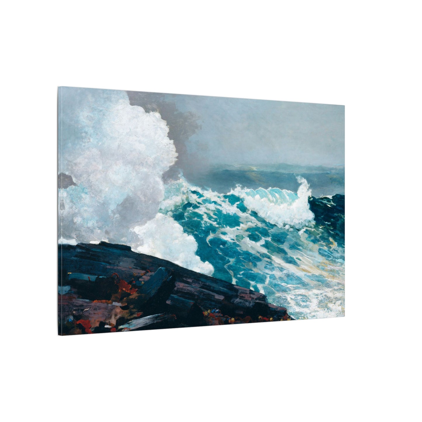 Winslow Homer Northeaster Canvas Print, Majestic Sea Waves Art, Eco Friendly Wall Decor, Perfect Gift Idea