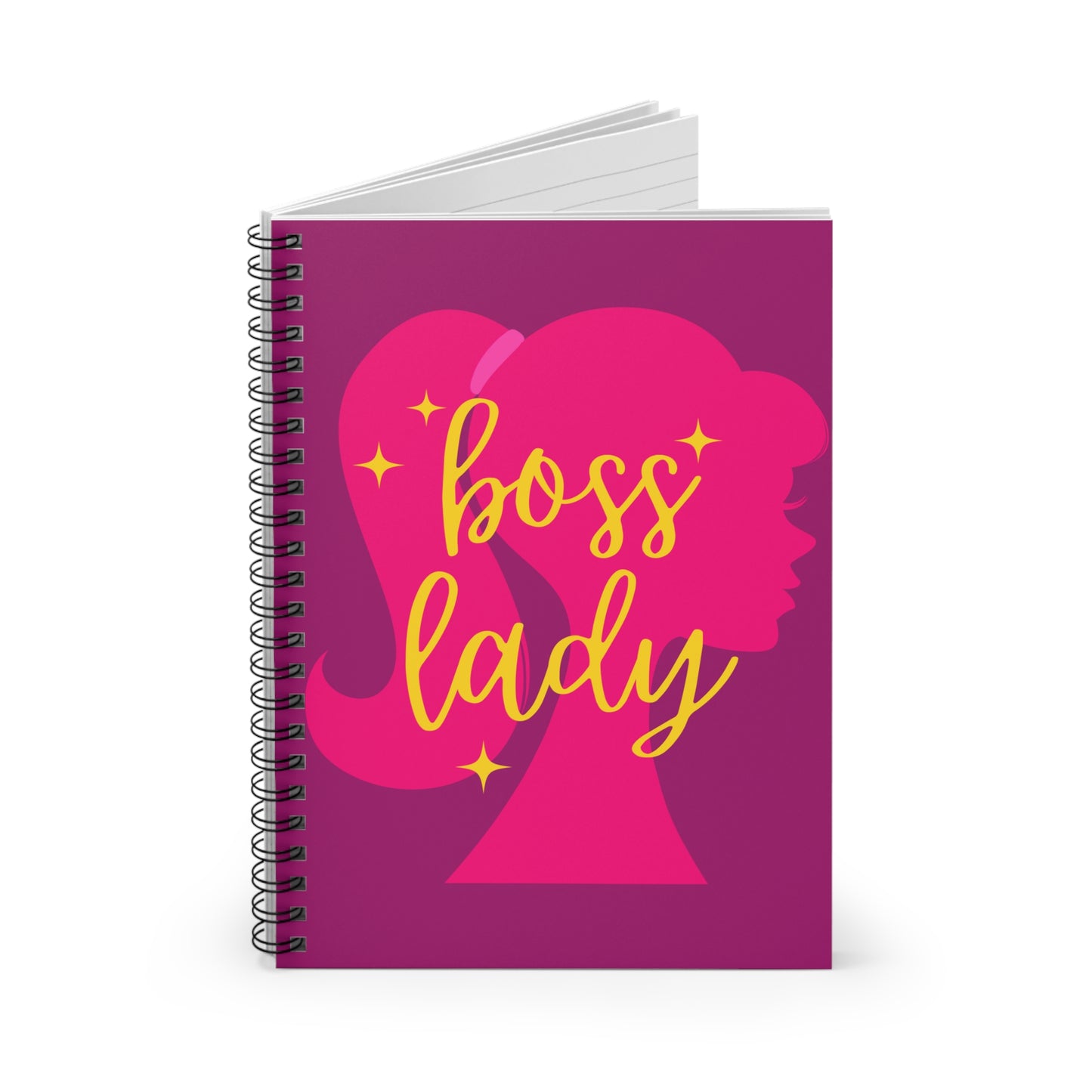 Barbie-Inspired Boss Lady Notebook - Pink and Berry Feminine Diary - Perfect Gift for Ambitious Women and Girls