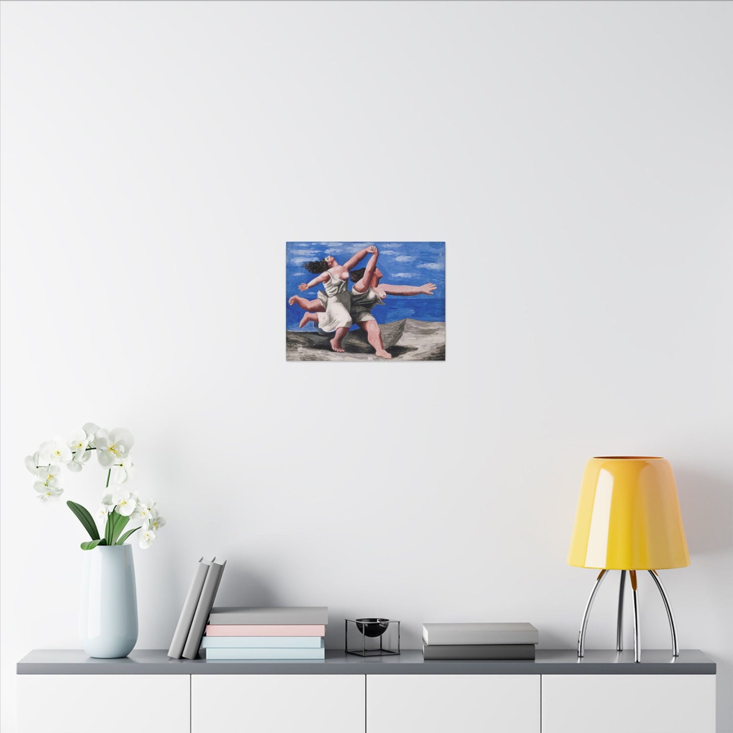 Pablo Picasso Two Women Running on the Beach Canvas Print, Race Classic Artwork, Eco Friendly Canvas for Modern Decor