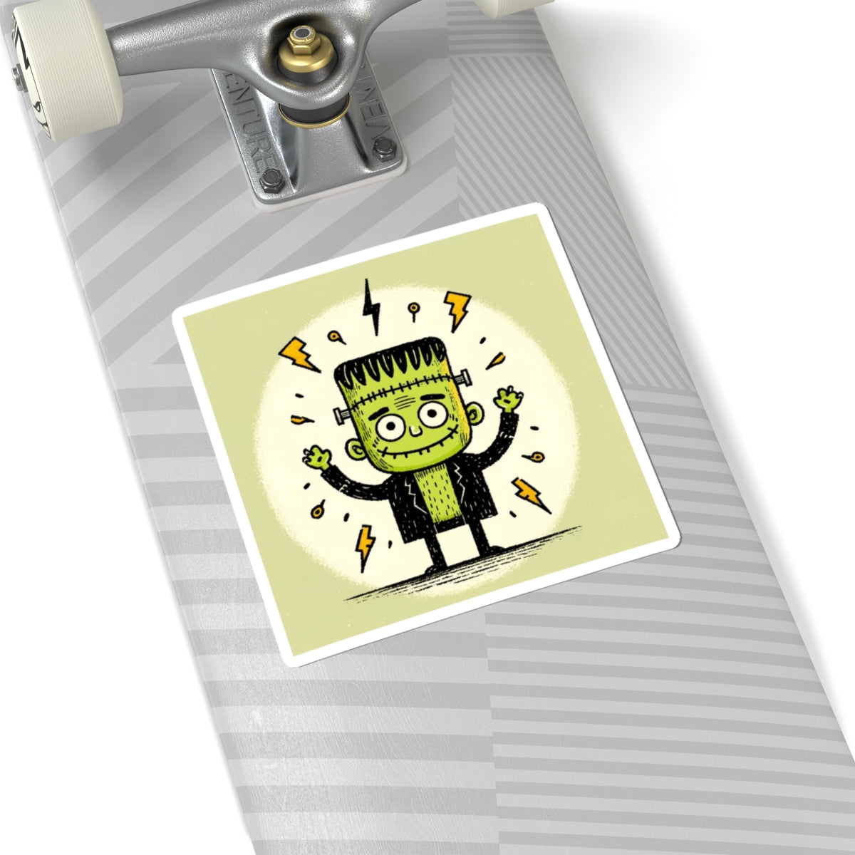 Cute Frankenstein Monster Vinyl Decal Sticker, Perfect Gift for Kids, Halloween Spooky Season Decor