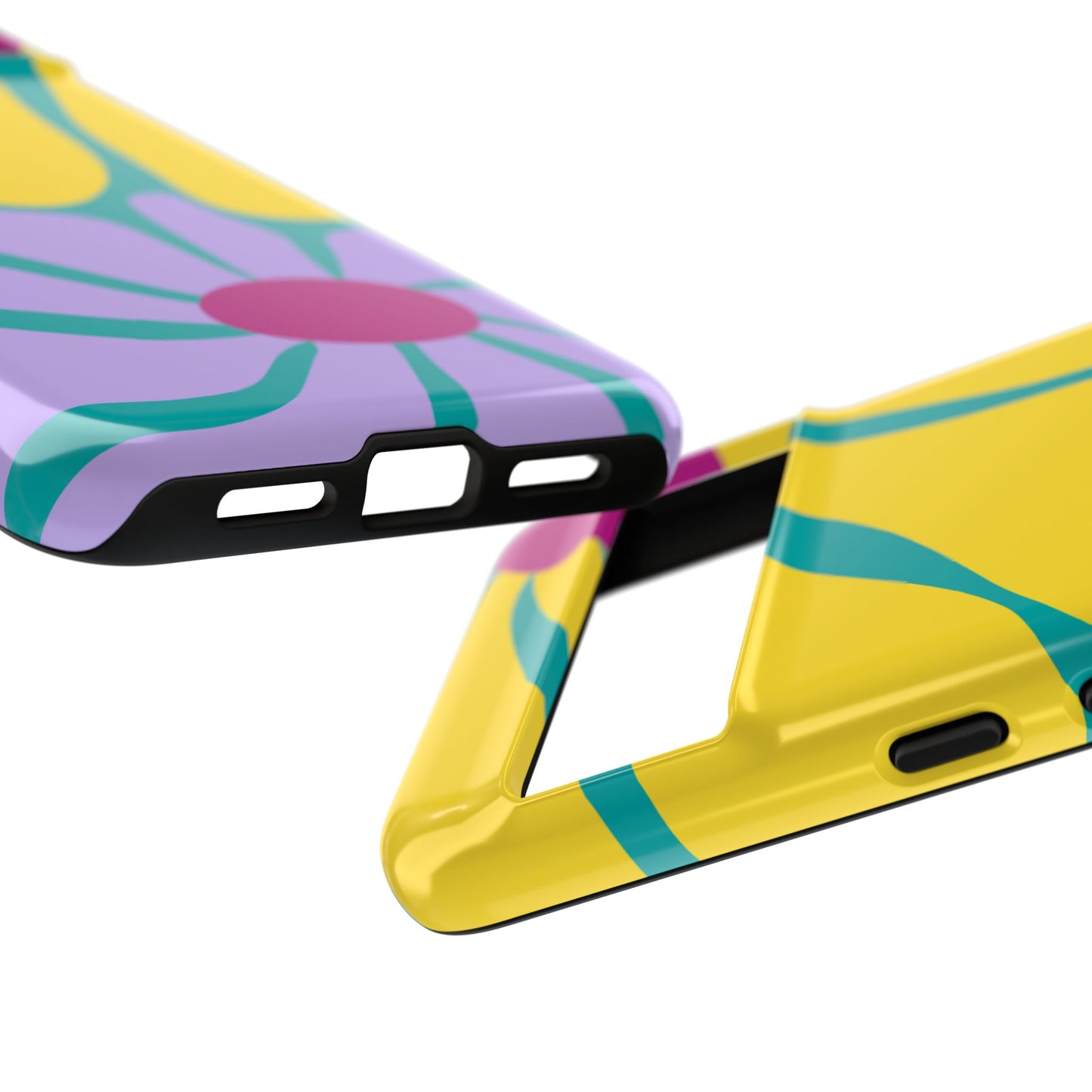 Matisse Style Floral Tough Phone Case, Colorful Abstract Flowers, Gift for Art Lovers, Wide Range of Smartphones