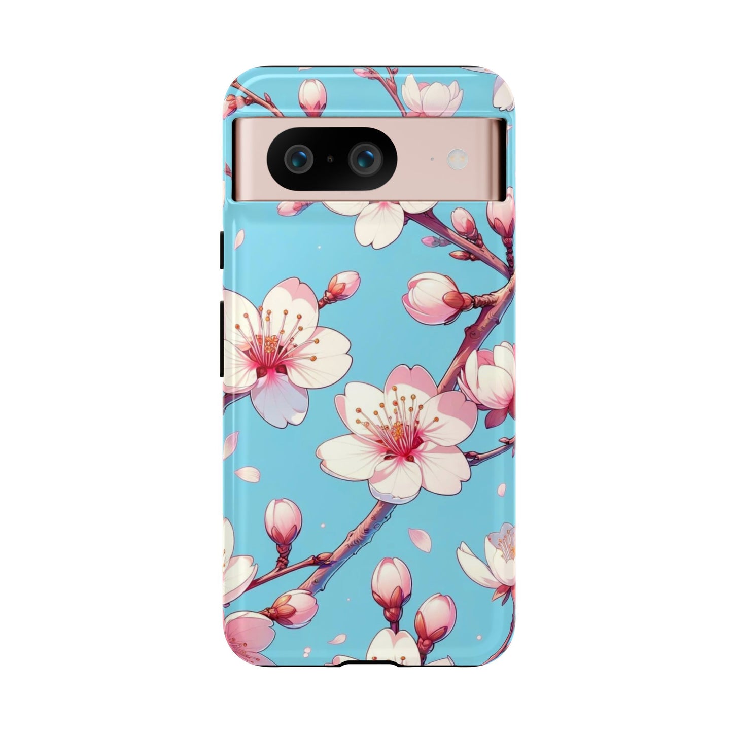 Anime Phone Case, Sakura Blossom Tough Case, Friend Gift, Japanese Culture, Protective Cover, Anime Lover Gift
