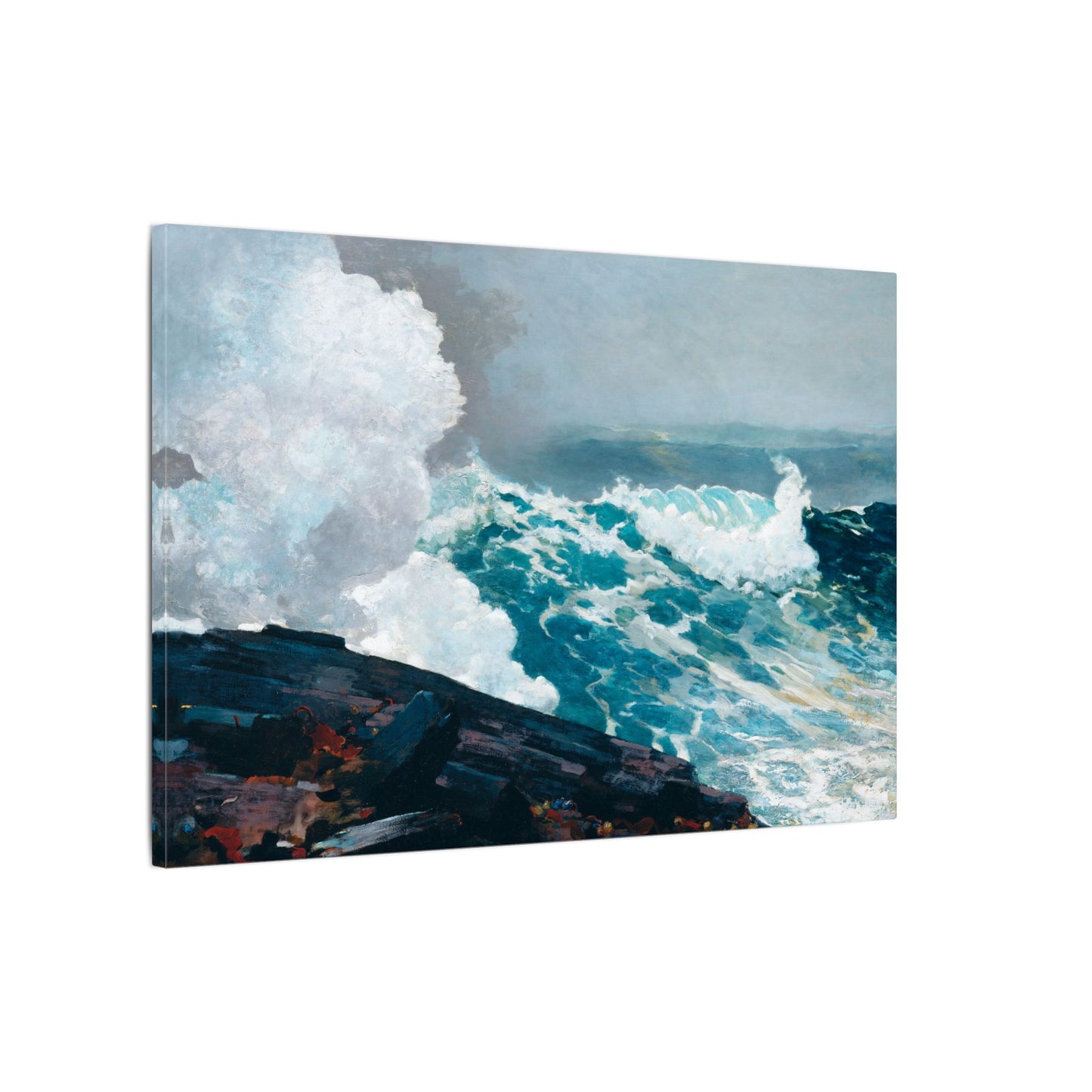 Winslow Homer Northeaster Canvas Print, Majestic Sea Waves Art, Eco Friendly Wall Decor, Perfect Gift Idea