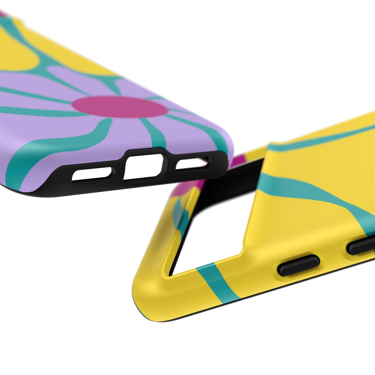 Matisse Style Floral Tough Phone Case, Colorful Abstract Flowers, Gift for Art Lovers, Wide Range of Smartphones