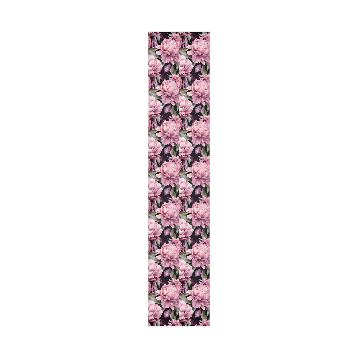 Pink Peonies and Crystal Dreams Gift Wrapping Paper - Luxurious and Elegant Floral Wrap