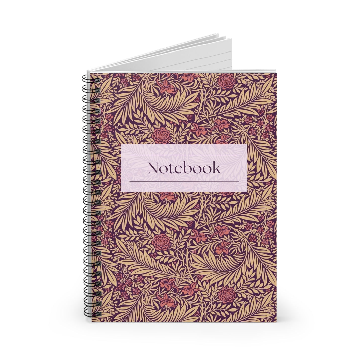 William Morris Larkspur Berry Notebook - 2024 Trendy Art Journal - Perfect Gift for Creatives and Writers
