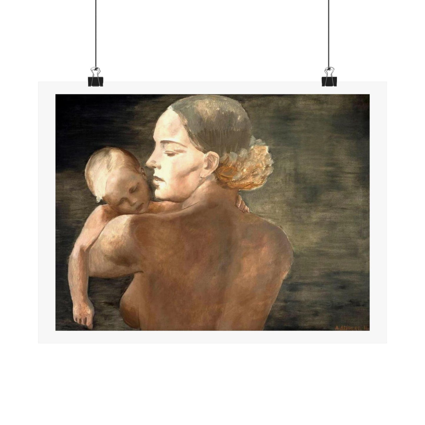 Mother by Alexander Deineka Art Print, A Timeless Depiction of Motherhood and Femininity, Feminist Wall Poster, Mother's Day Gift