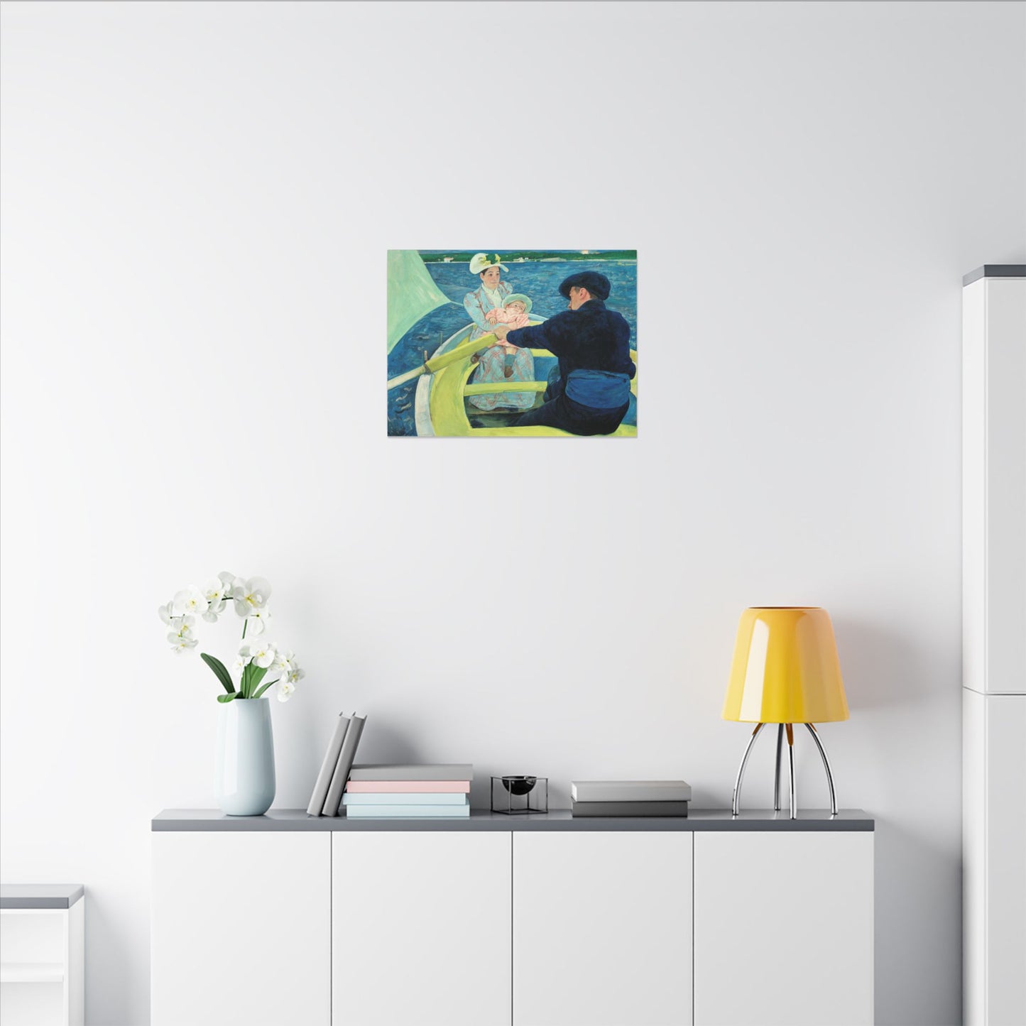 The Boating Party by Mary Cassatt Canvas Print, Ideal Mother's Day Gift, Family Day Wall Art