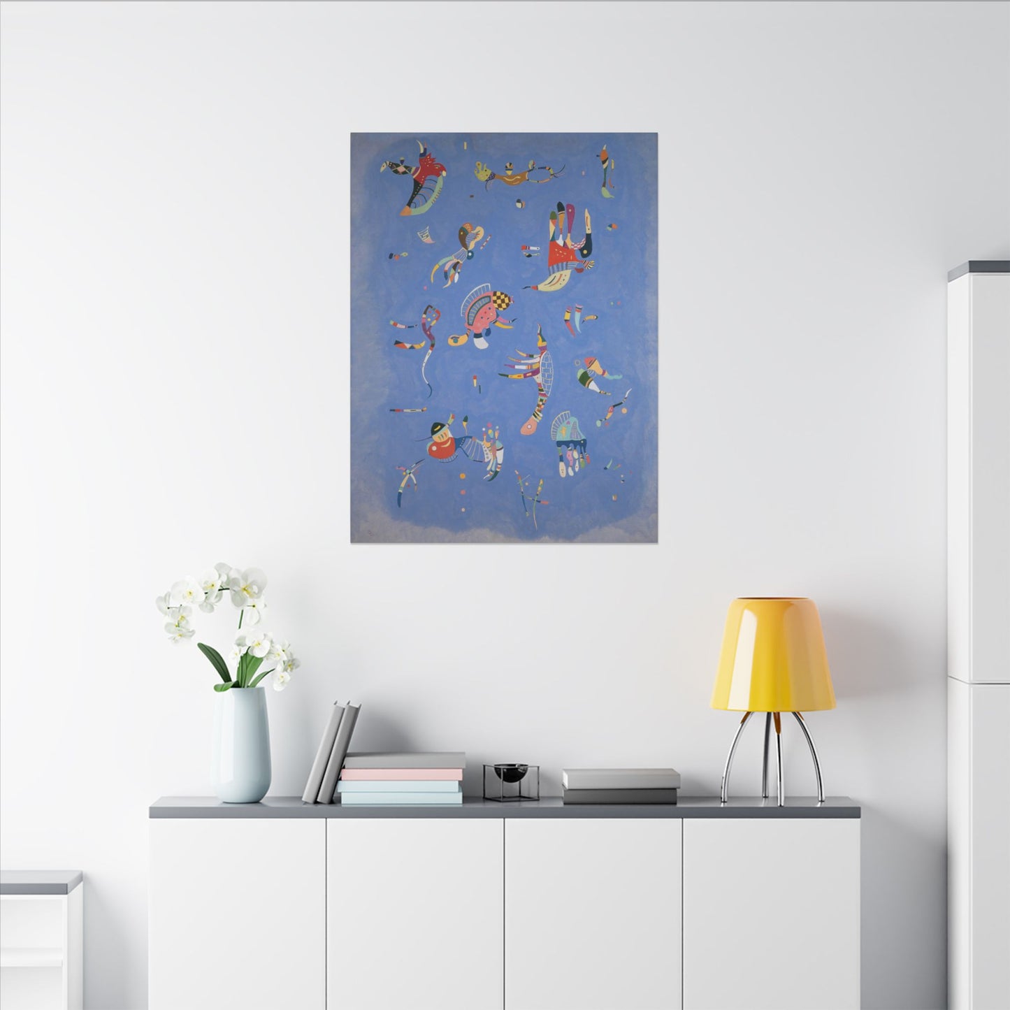 Blue Sky by Wassily Kandinsky, Canvas Print, Modern Abstract Art Decor