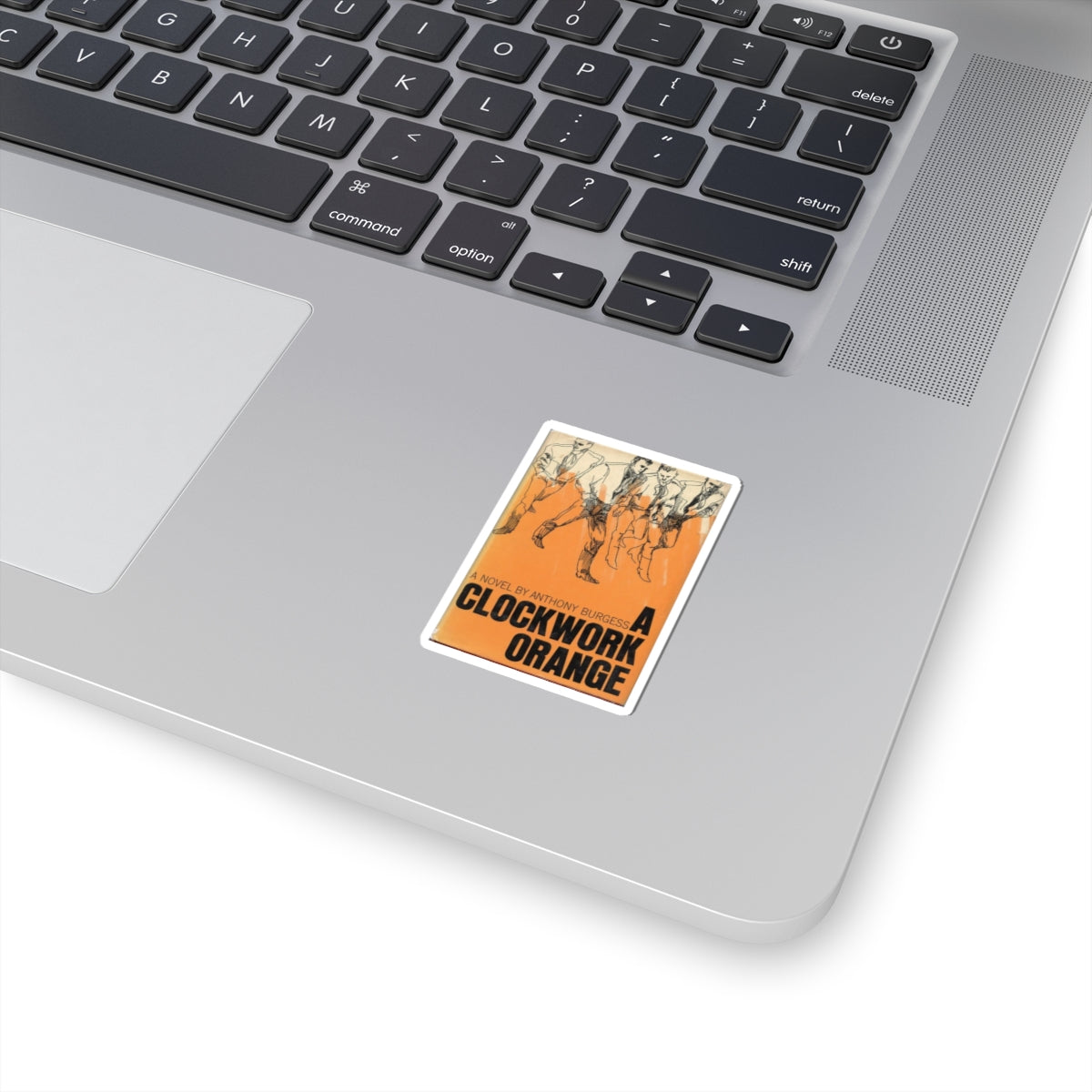 Vintage Book Cover Sticker, A Clockwork Orange by Anthony Burgess, Literature Gift, Book Lover Decal, Retro Aesthetic