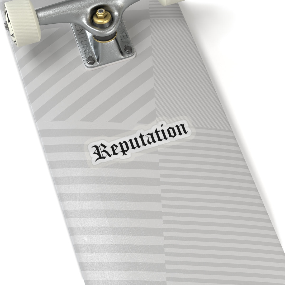 Reputation Font Vinyl Sticker, Edgy Kiss Cut Decal for Fans, Perfect for Water Bottles, Laptops, and More