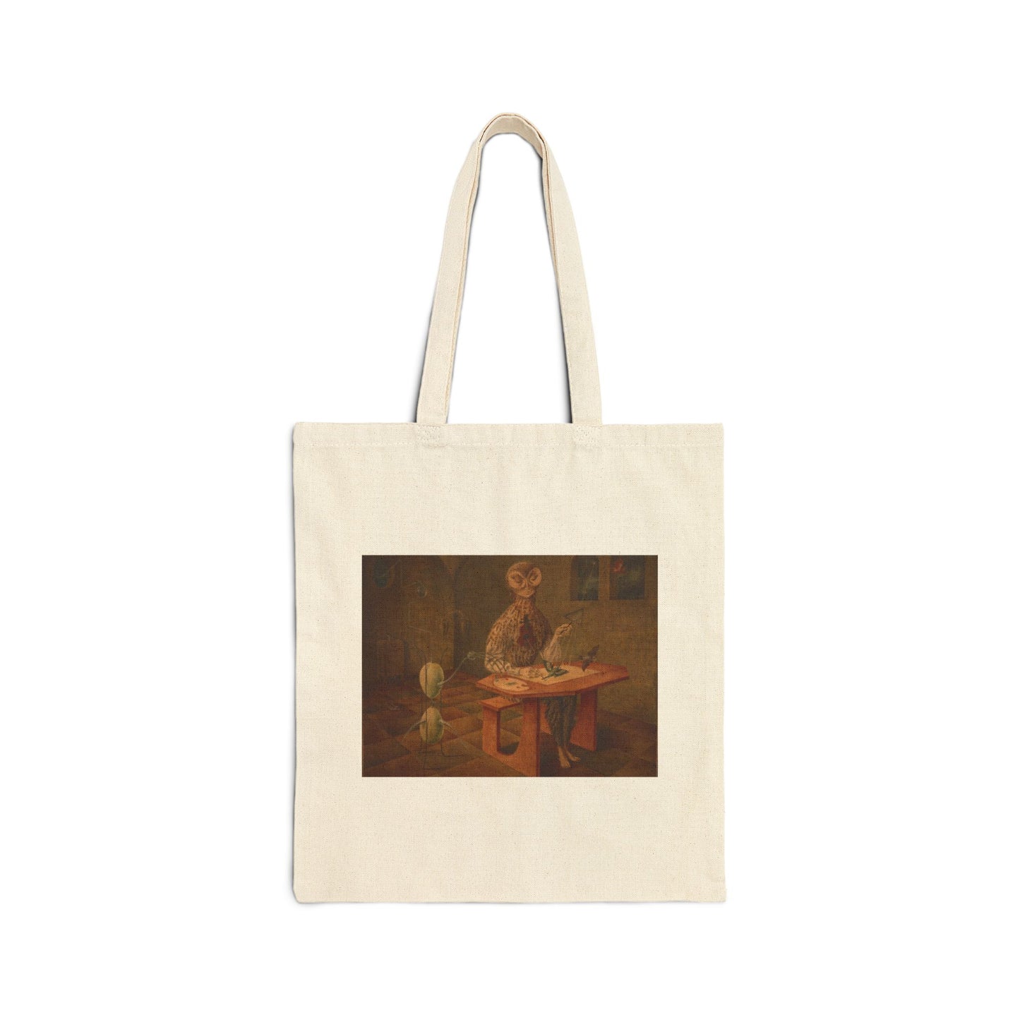 Remedios Varo Creation of the Birds Printed Tote - Durable 100% Cotton Canvas Bag - Artistic Daily Carry All