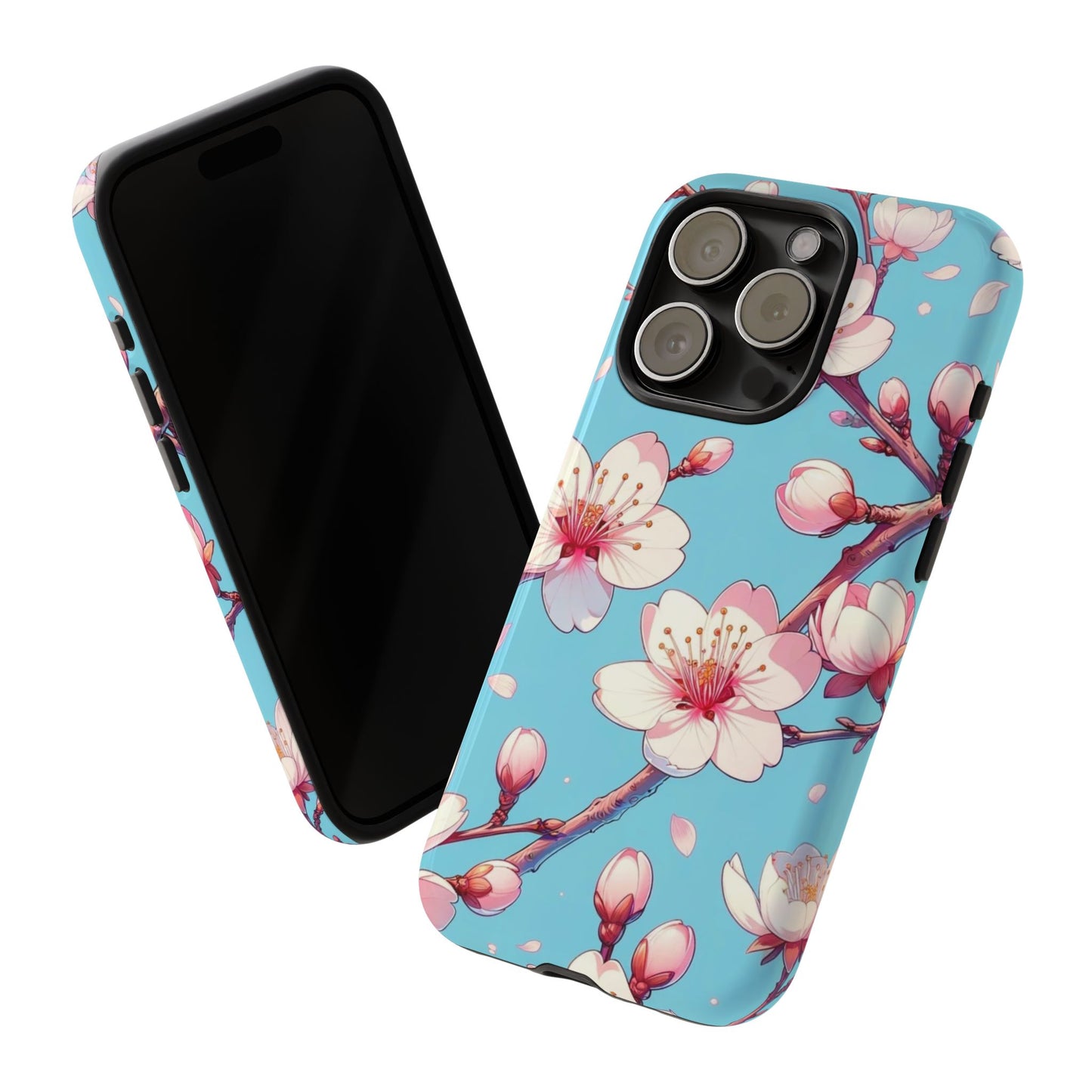 Anime Phone Case, Sakura Blossom Tough Case, Friend Gift, Japanese Culture, Protective Cover, Anime Lover Gift