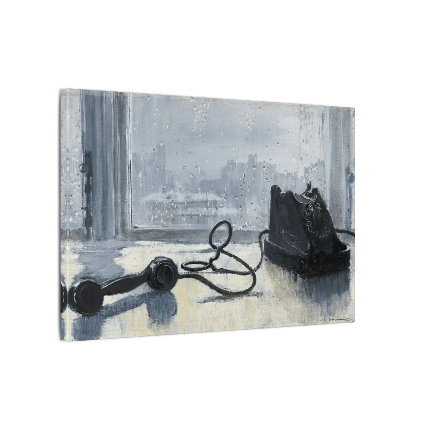Soviet Art Canvas Print, Waiting by Yuri Pimenov, Iconic Social Realism Art for Home Decor