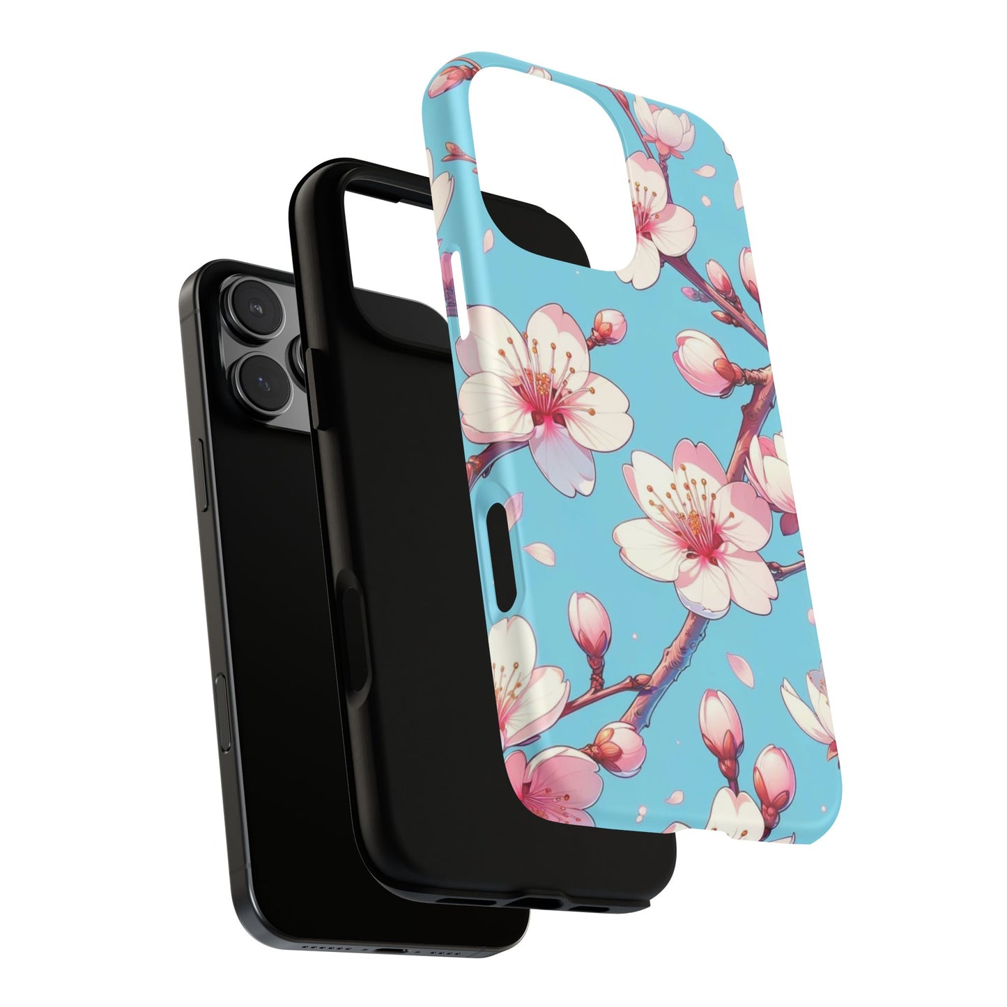Anime Phone Case, Sakura Blossom Tough Case, Friend Gift, Japanese Culture, Protective Cover, Anime Lover Gift