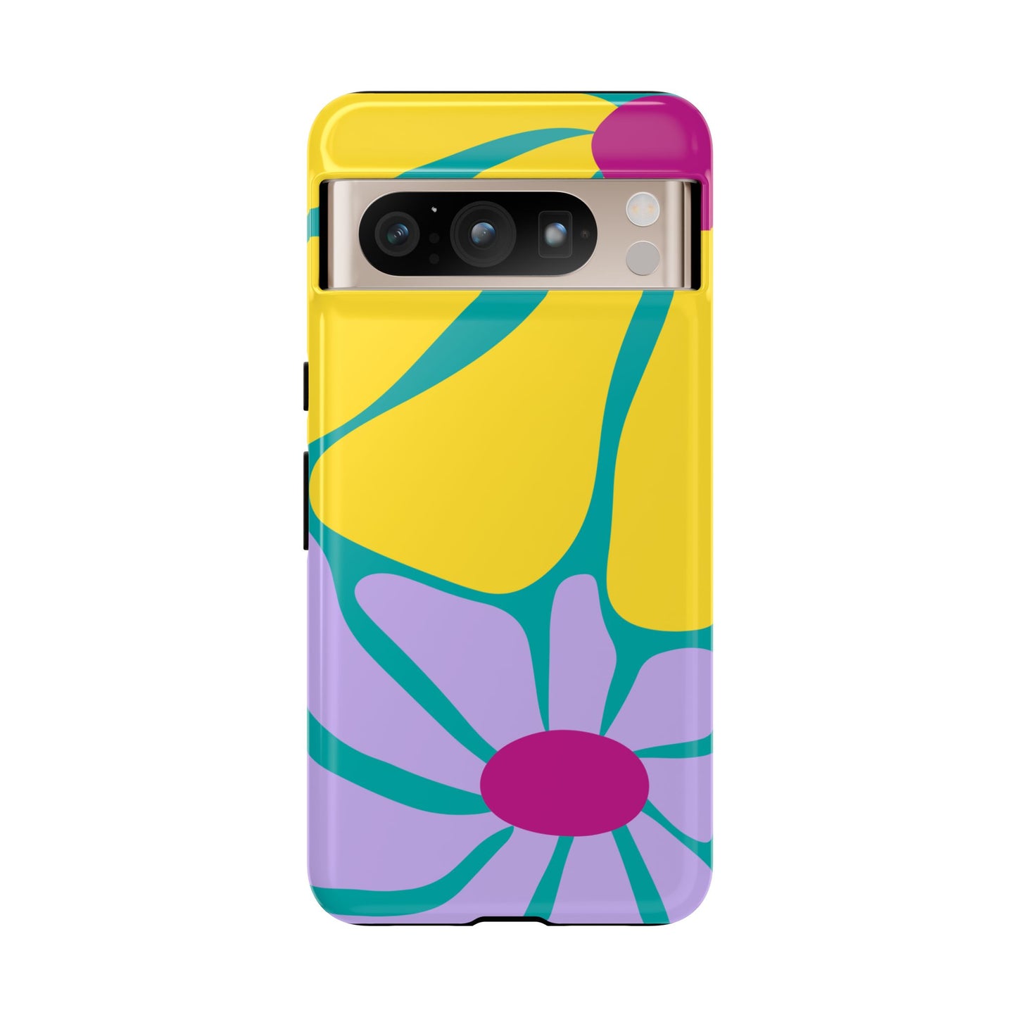 Matisse Style Floral Tough Phone Case, Colorful Abstract Flowers, Gift for Art Lovers, Wide Range of Smartphones