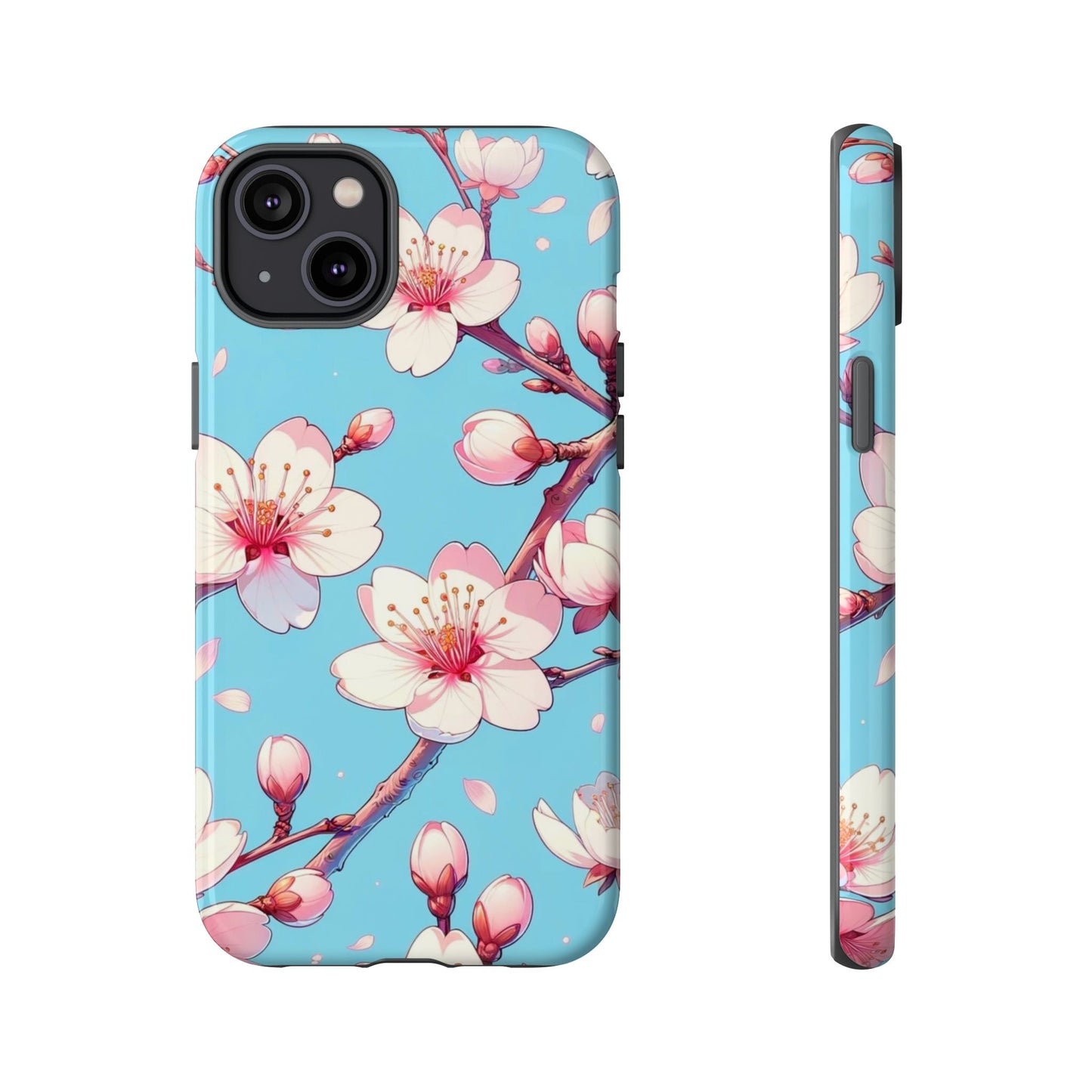 Anime Phone Case, Sakura Blossom Tough Case, Friend Gift, Japanese Culture, Protective Cover, Anime Lover Gift