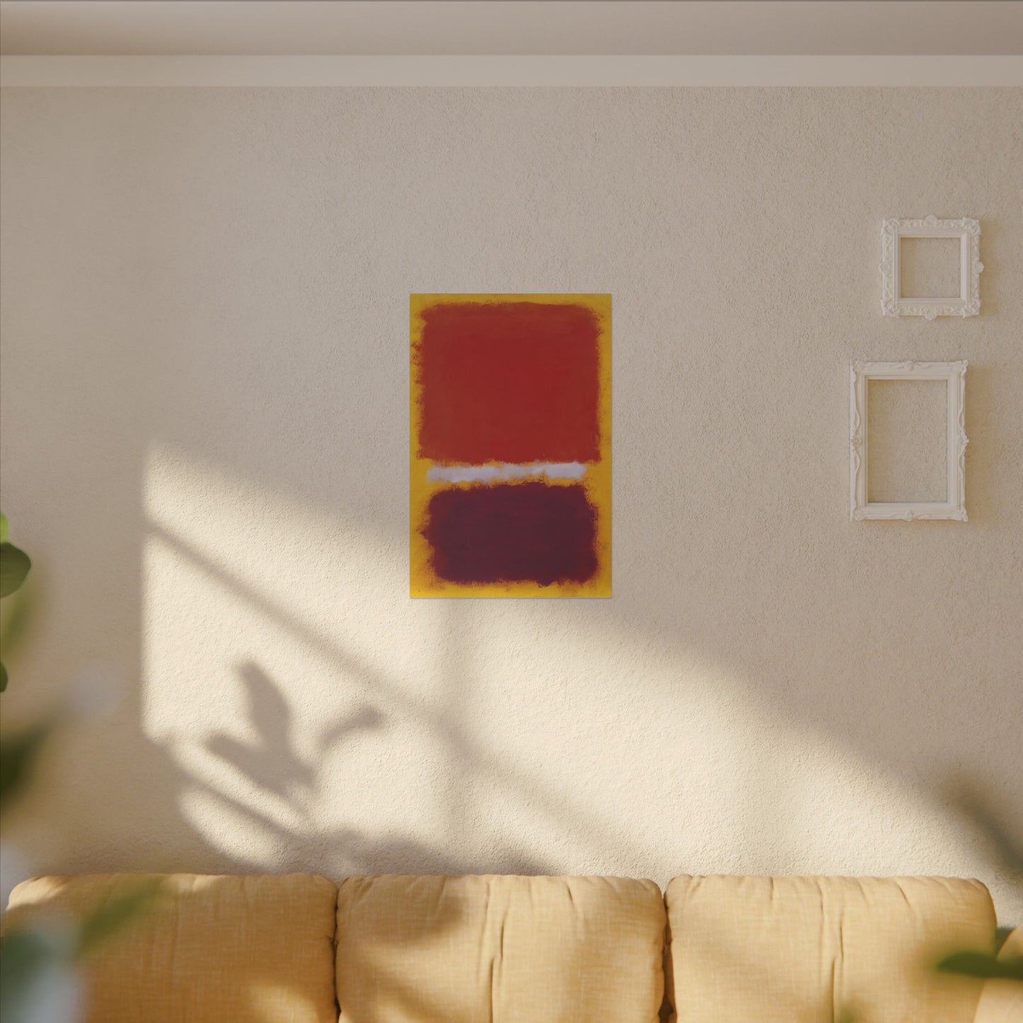Mark Rothko Art Canvas, Untitled 1959, Vivid Color Abstract, Modern Home Decor, Statement Wall Hanging