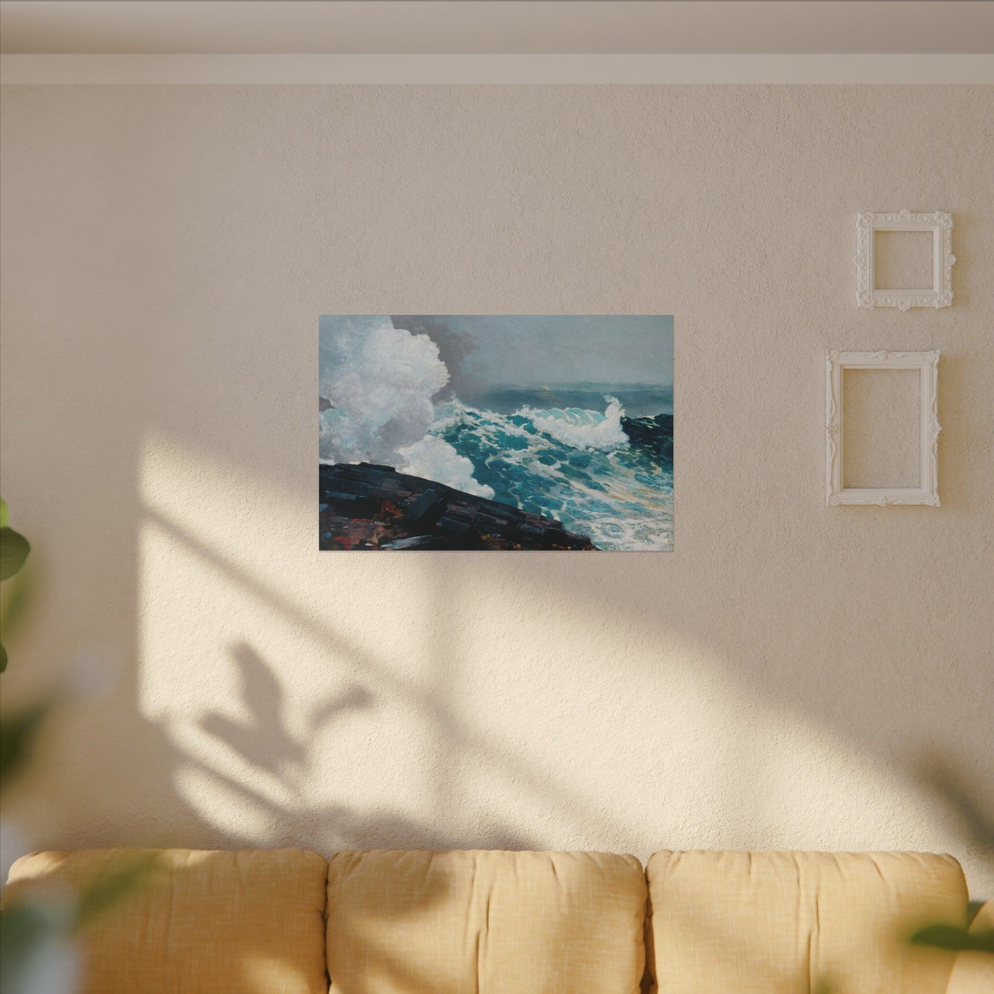 Winslow Homer Northeaster Canvas Print, Majestic Sea Waves Art, Eco Friendly Wall Decor, Perfect Gift Idea