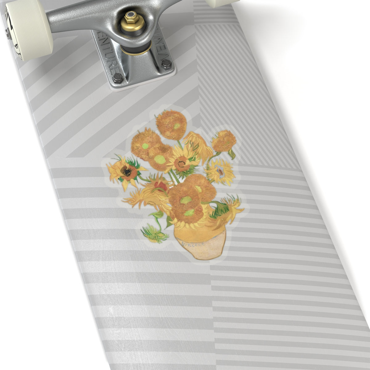 Van Gogh Sunflower Decal Sticker, Perfect Gift, Art Sticker for Laptop and Water Bottle