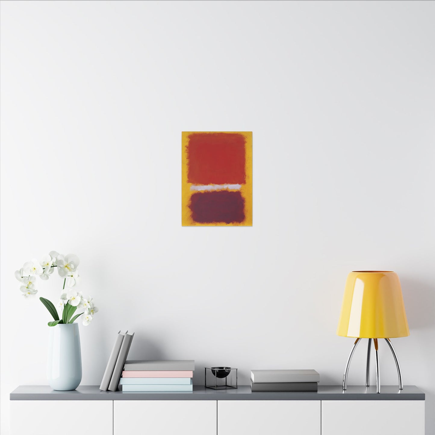 Mark Rothko Art Canvas, Untitled 1959, Vivid Color Abstract, Modern Home Decor, Statement Wall Hanging