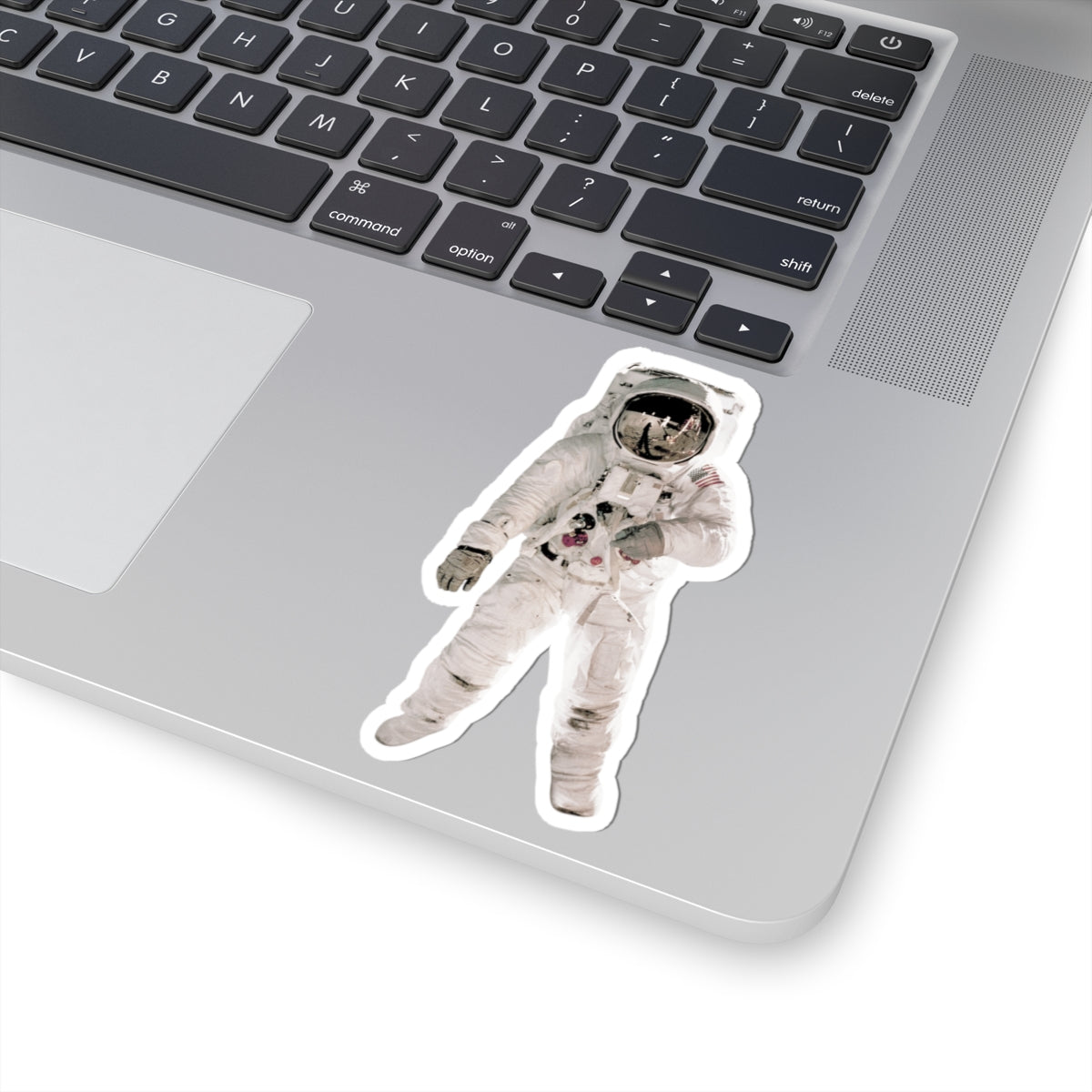 American Astronaut Sticker - Space Enthusiast Gift, Cosmic Decor, Outer Space Laptop Decal, NASA Theme Vinyl Sticker
