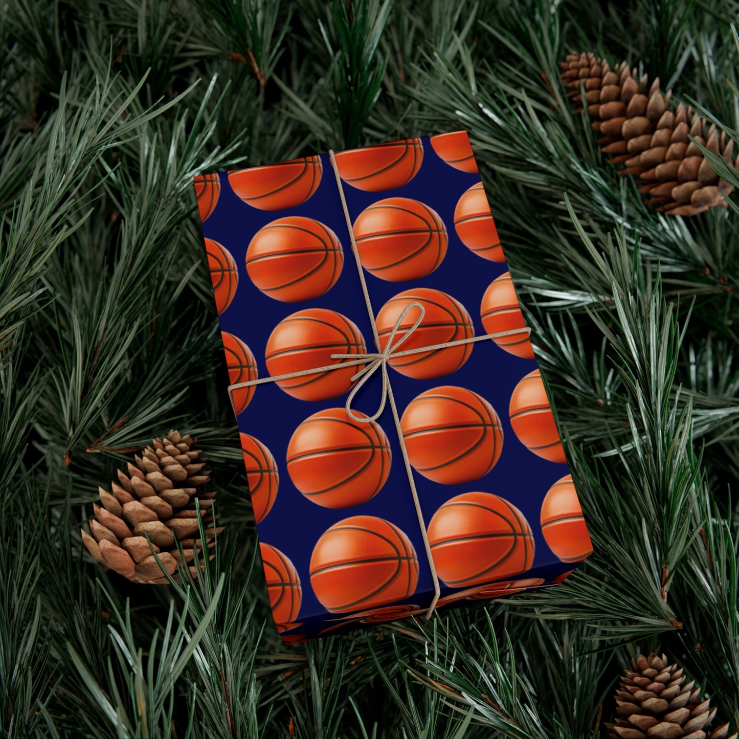 Basketball Wrapping Paper - Navy Blue - Perfect Gift for Him, Boyfriend, basketball fans
