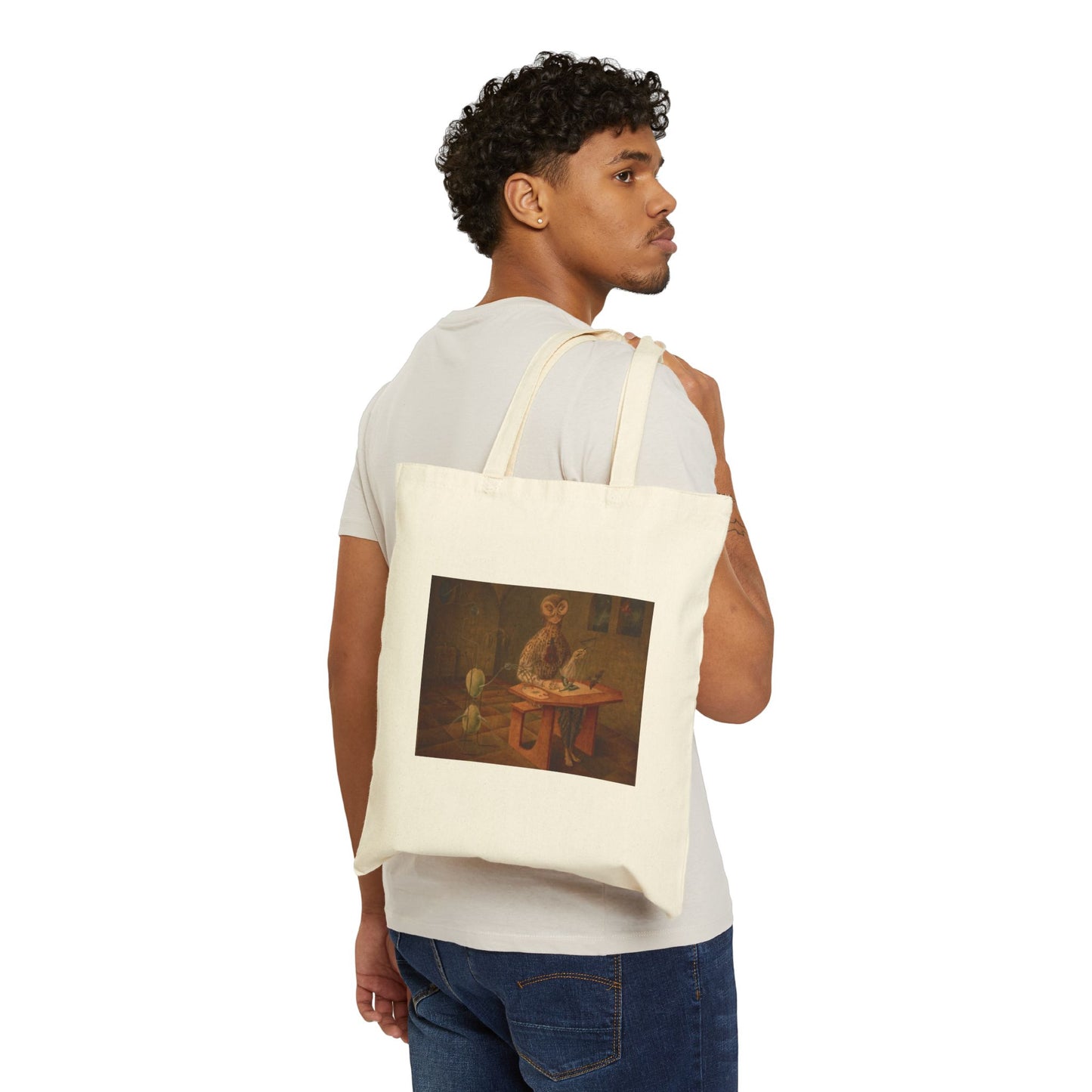 Remedios Varo Creation of the Birds Printed Tote - Durable 100% Cotton Canvas Bag - Artistic Daily Carry All