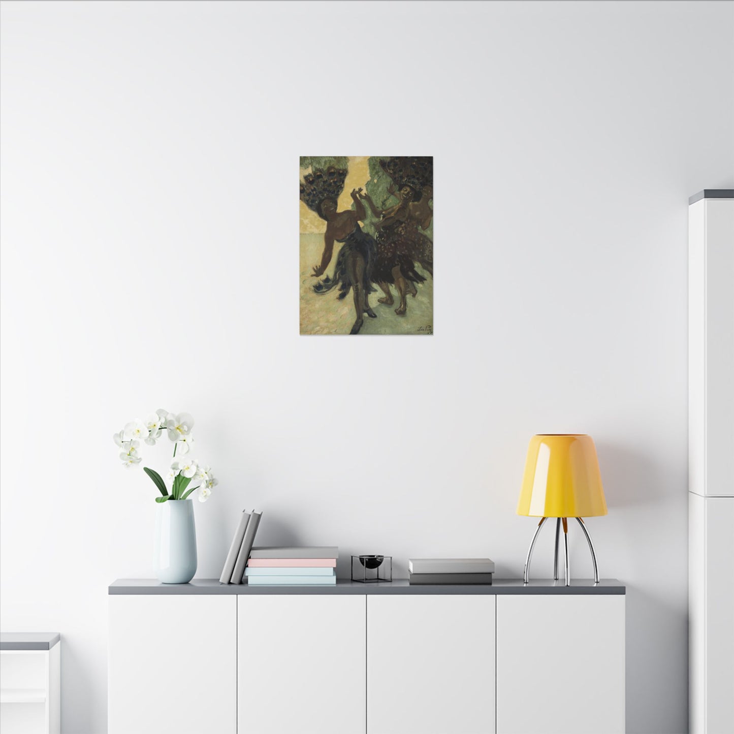 Dancers by Leo Putz Canvas Print, Art Nouveau, Tyrolean German Painter, Wall Art, Rare Find Gift