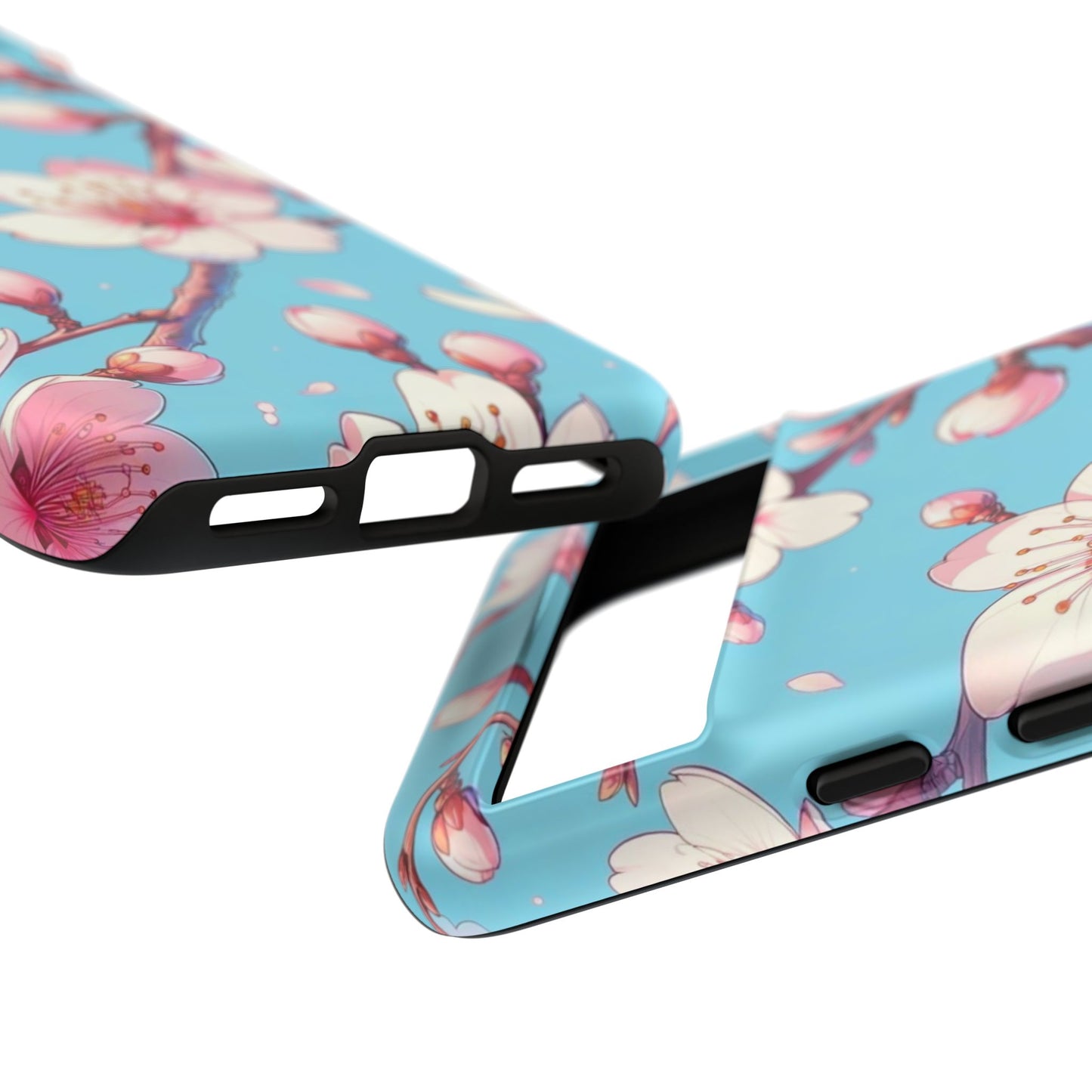 Anime Phone Case, Sakura Blossom Tough Case, Friend Gift, Japanese Culture, Protective Cover, Anime Lover Gift