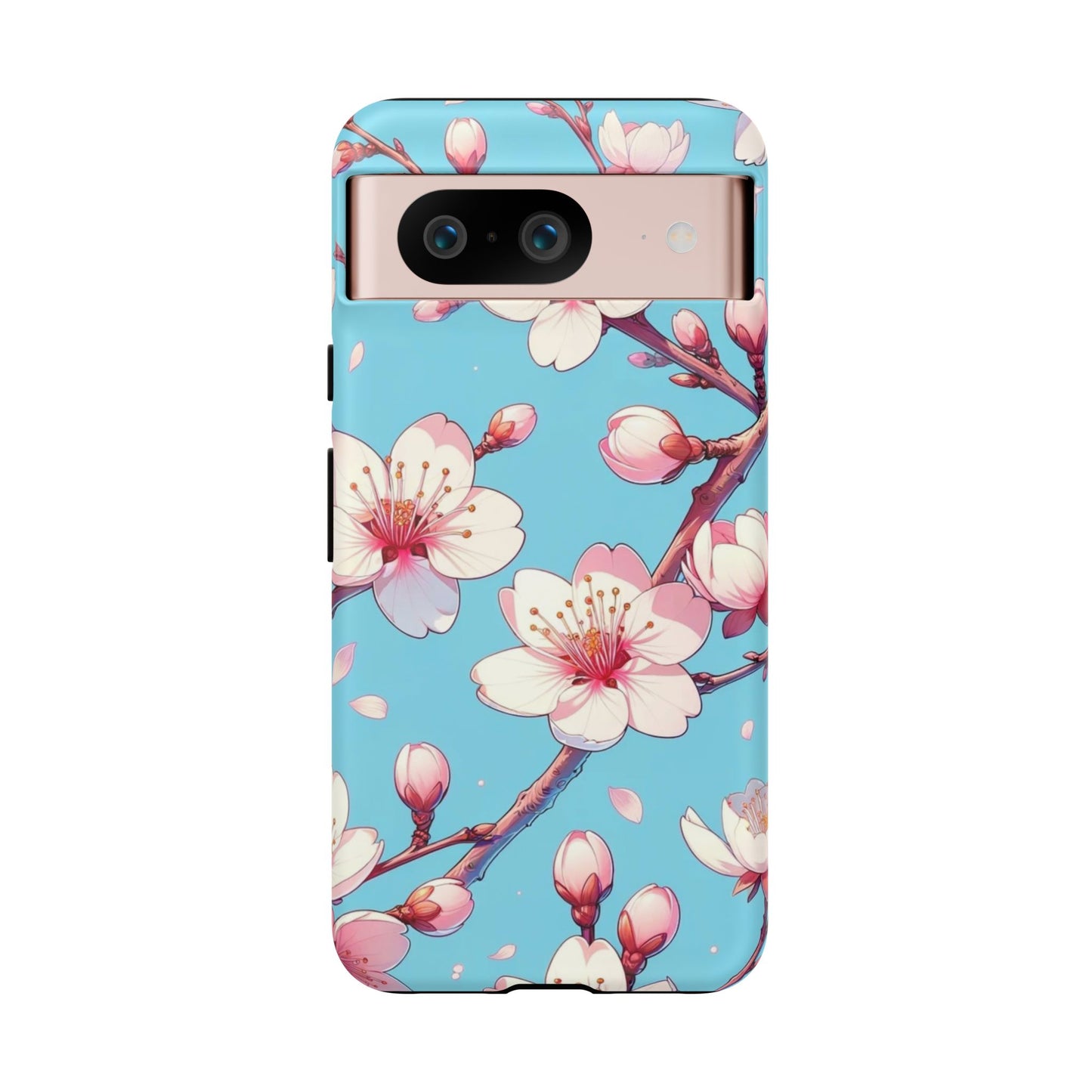 Anime Phone Case, Sakura Blossom Tough Case, Friend Gift, Japanese Culture, Protective Cover, Anime Lover Gift