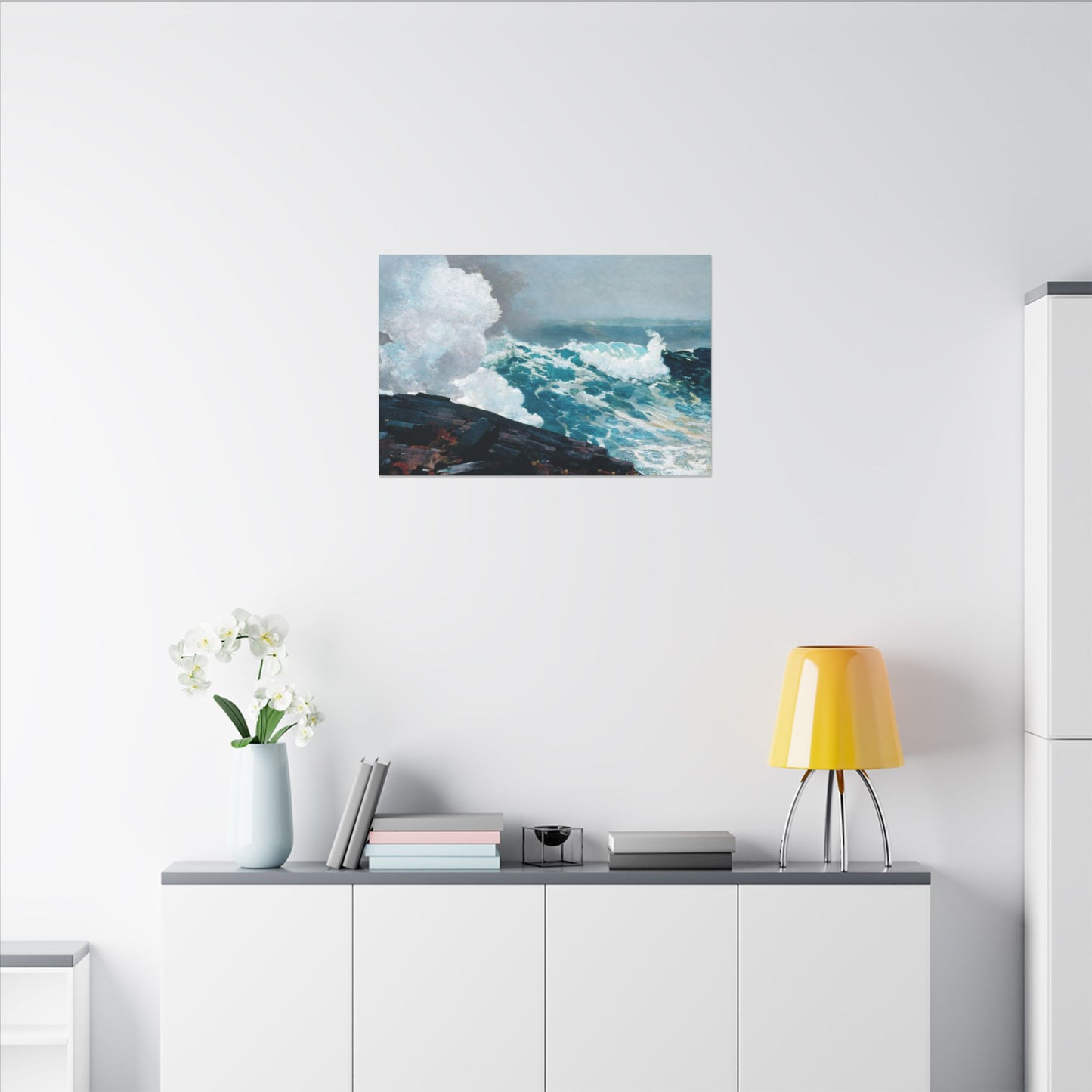 Winslow Homer Northeaster Canvas Print, Majestic Sea Waves Art, Eco Friendly Wall Decor, Perfect Gift Idea