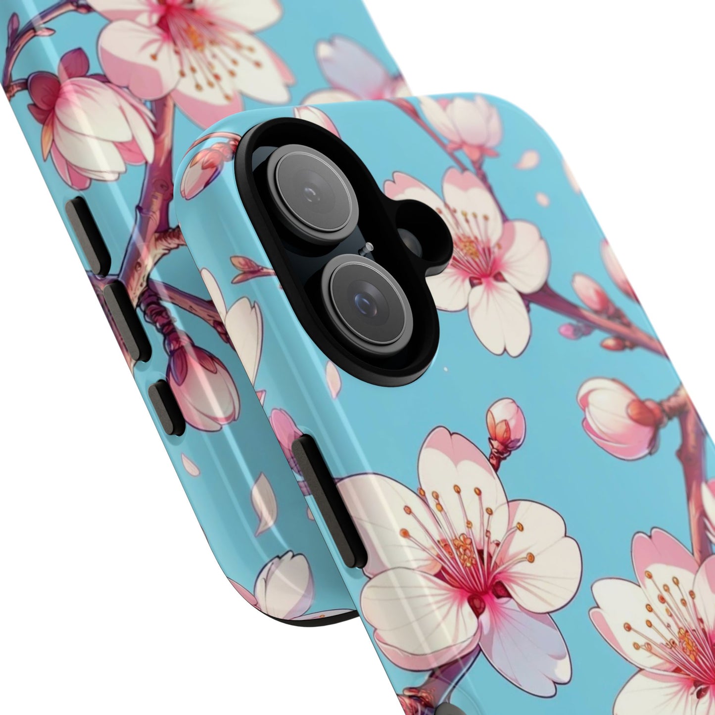 Anime Phone Case, Sakura Blossom Tough Case, Friend Gift, Japanese Culture, Protective Cover, Anime Lover Gift