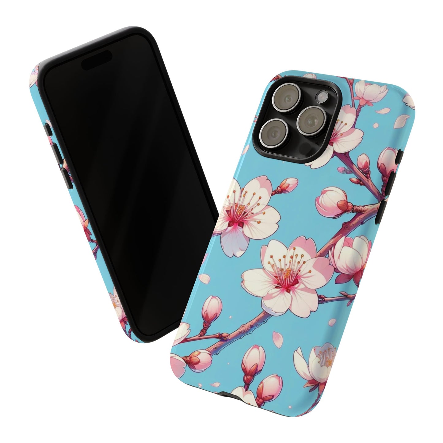 Anime Phone Case, Sakura Blossom Tough Case, Friend Gift, Japanese Culture, Protective Cover, Anime Lover Gift