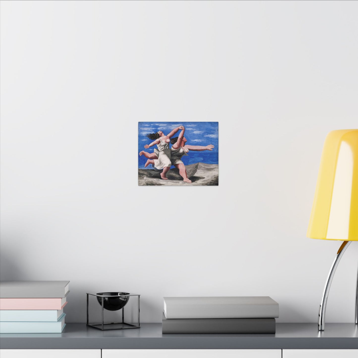 Pablo Picasso Two Women Running on the Beach Canvas Print, Race Classic Artwork, Eco Friendly Canvas for Modern Decor