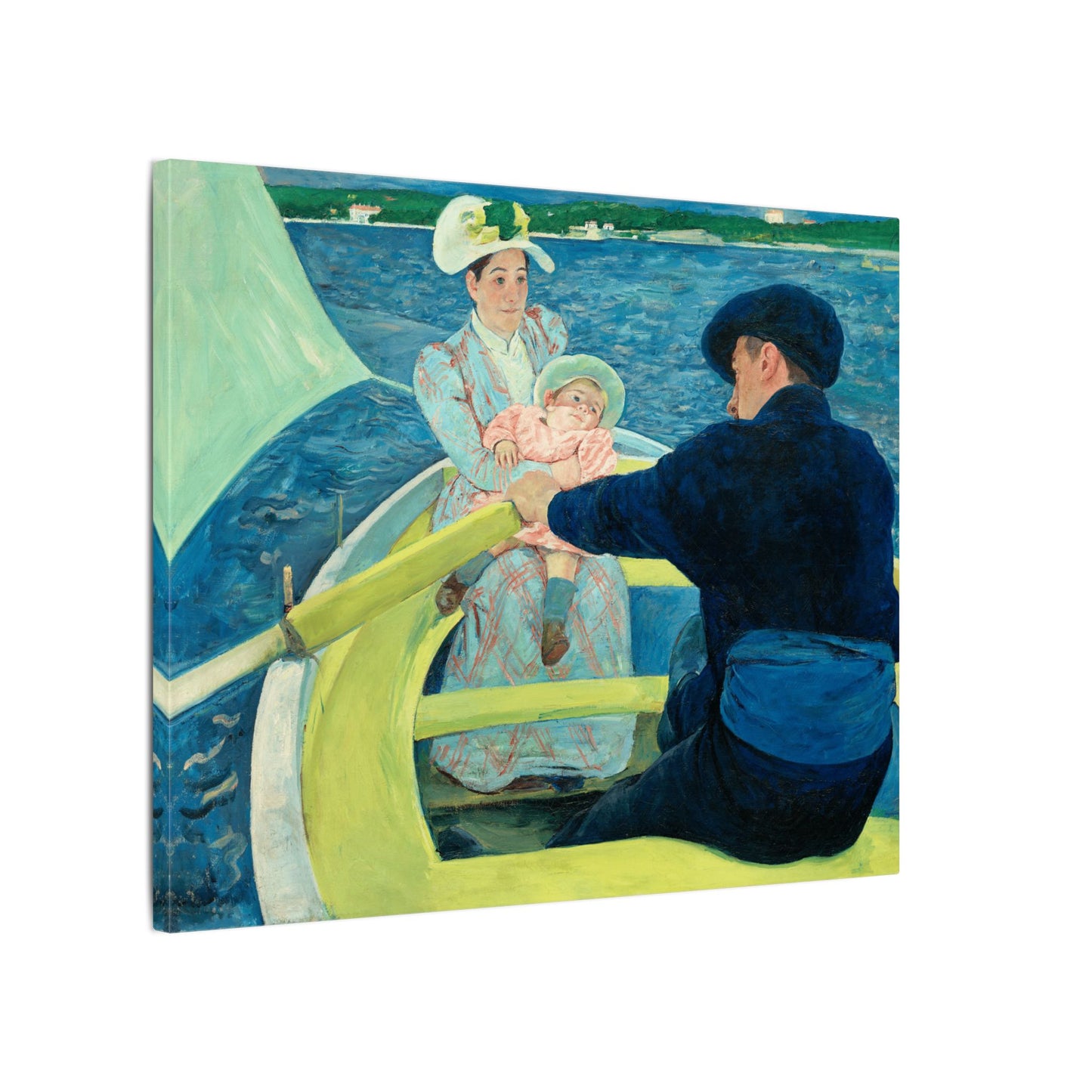 The Boating Party by Mary Cassatt Canvas Print, Ideal Mother's Day Gift, Family Day Wall Art