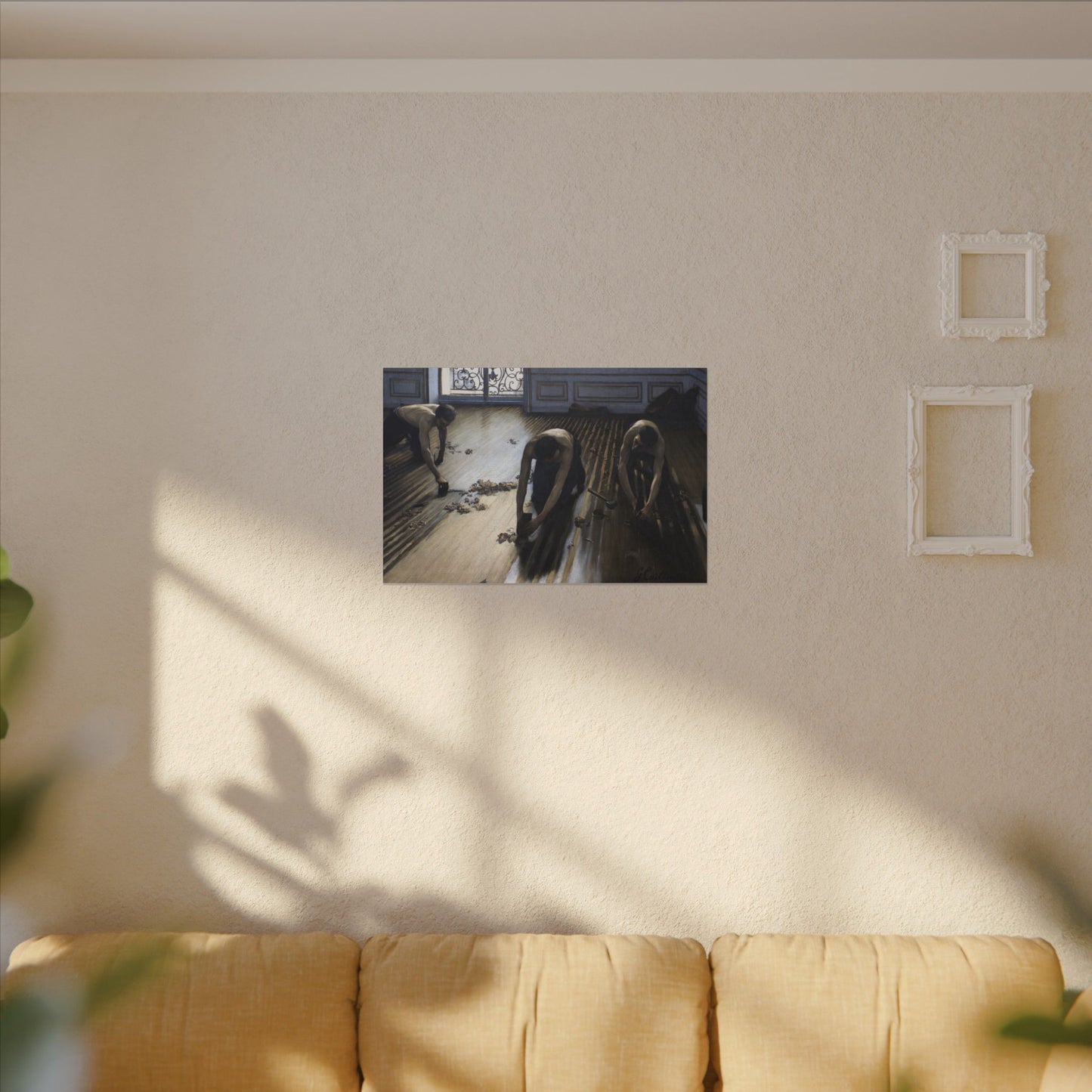 Gustave Caillebotte The Parquet Planers Canvas, French Impressionist Urban Art, Eco Friendly Wall Art for Home Decor