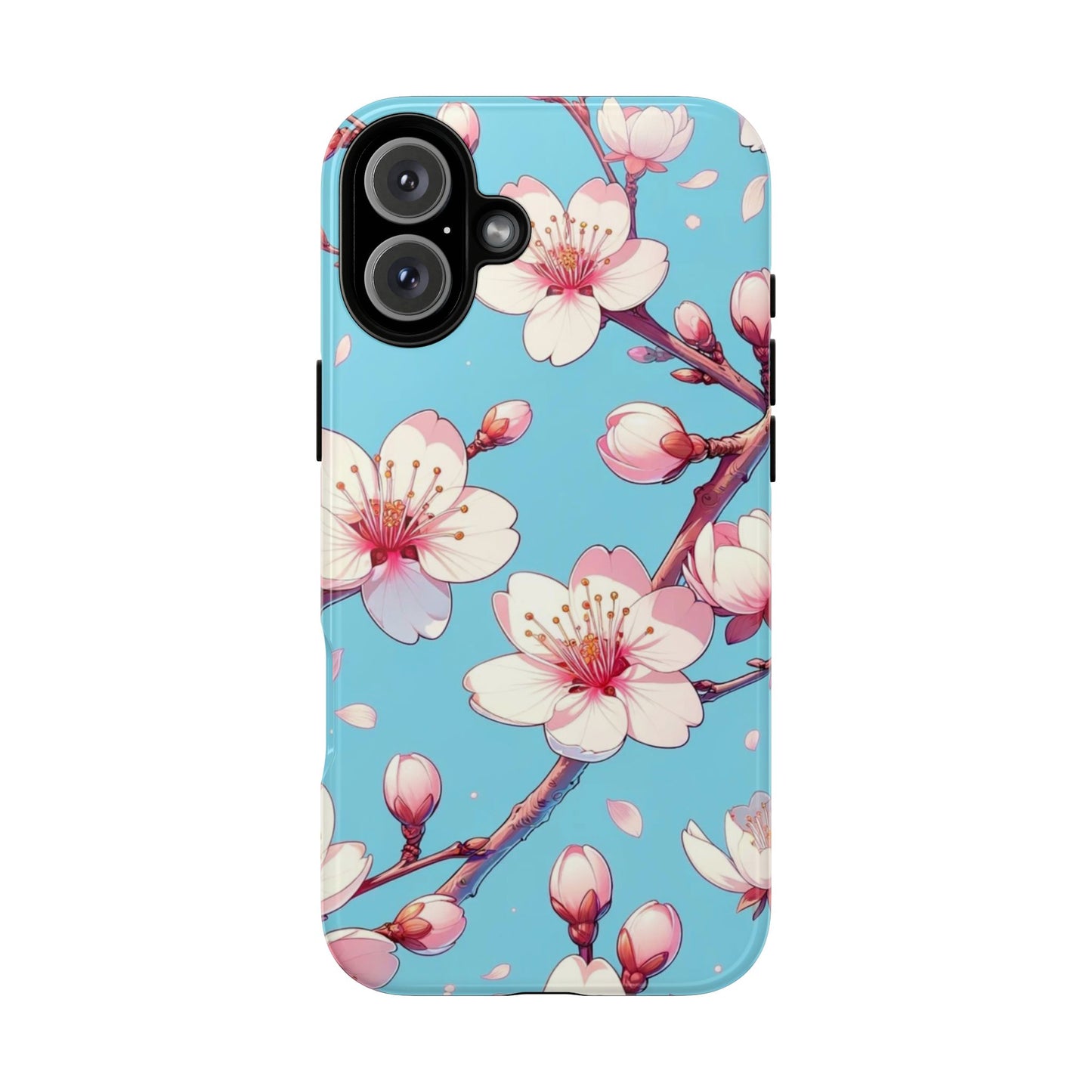 Anime Phone Case, Sakura Blossom Tough Case, Friend Gift, Japanese Culture, Protective Cover, Anime Lover Gift
