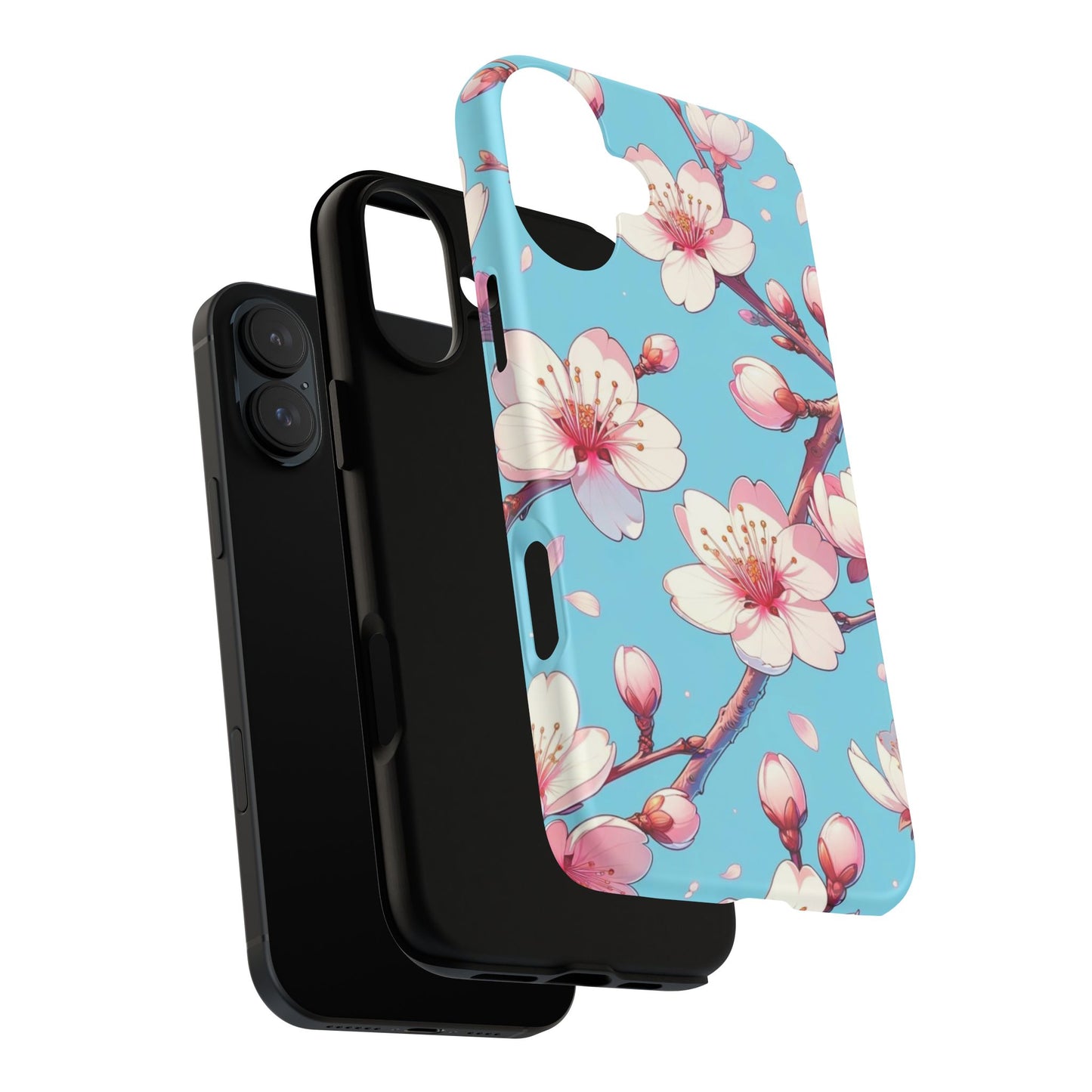 Anime Phone Case, Sakura Blossom Tough Case, Friend Gift, Japanese Culture, Protective Cover, Anime Lover Gift