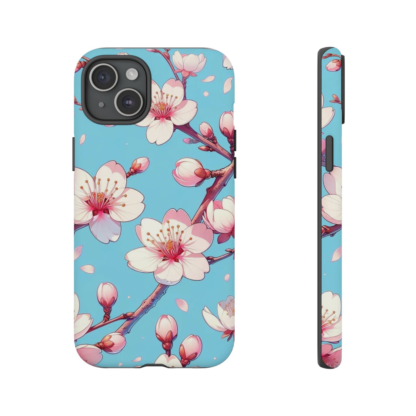 Anime Phone Case, Sakura Blossom Tough Case, Friend Gift, Japanese Culture, Protective Cover, Anime Lover Gift