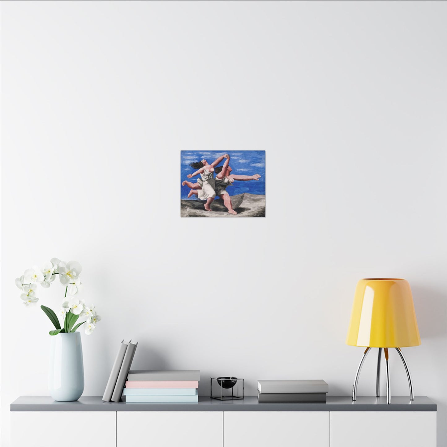 Pablo Picasso Two Women Running on the Beach Canvas Print, Race Classic Artwork, Eco Friendly Canvas for Modern Decor