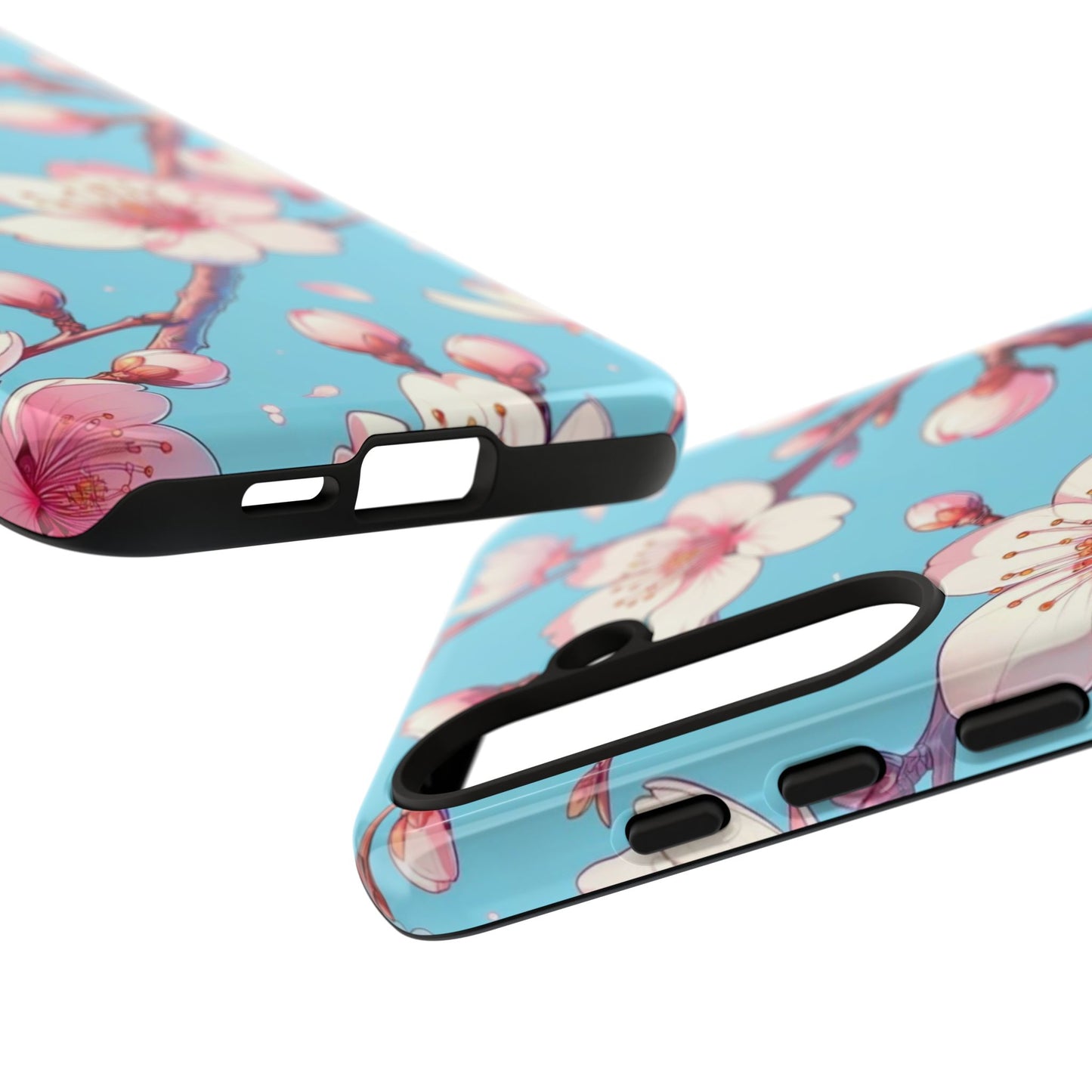 Anime Phone Case, Sakura Blossom Tough Case, Friend Gift, Japanese Culture, Protective Cover, Anime Lover Gift