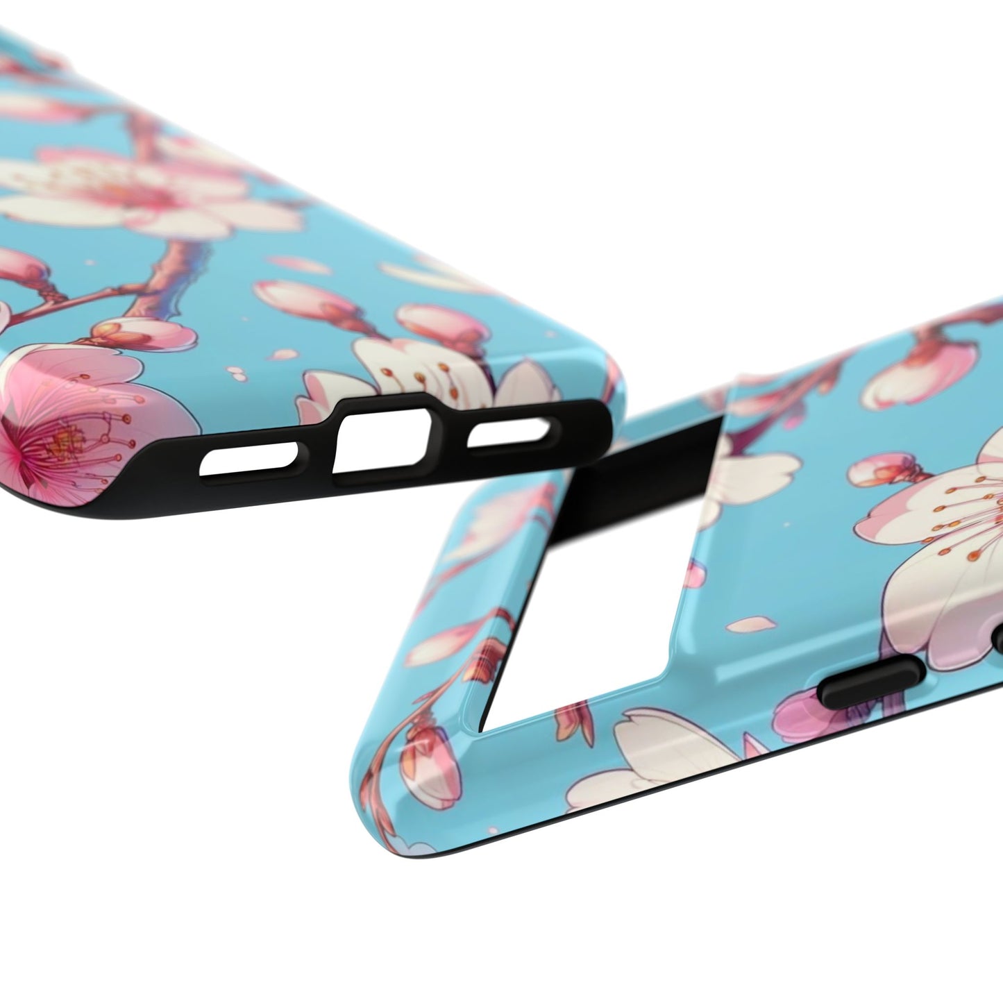 Anime Phone Case, Sakura Blossom Tough Case, Friend Gift, Japanese Culture, Protective Cover, Anime Lover Gift