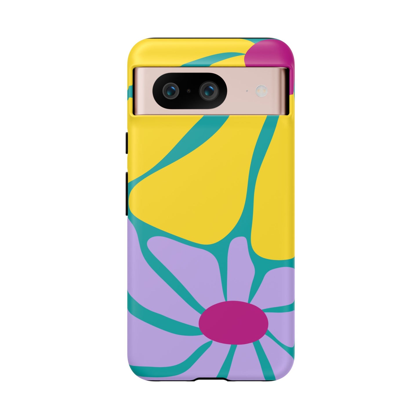 Matisse Style Floral Tough Phone Case, Colorful Abstract Flowers, Gift for Art Lovers, Wide Range of Smartphones
