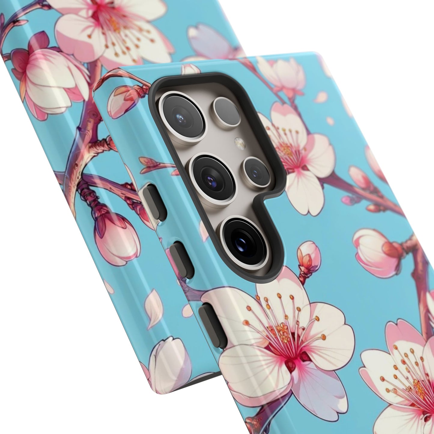 Anime Phone Case, Sakura Blossom Tough Case, Friend Gift, Japanese Culture, Protective Cover, Anime Lover Gift