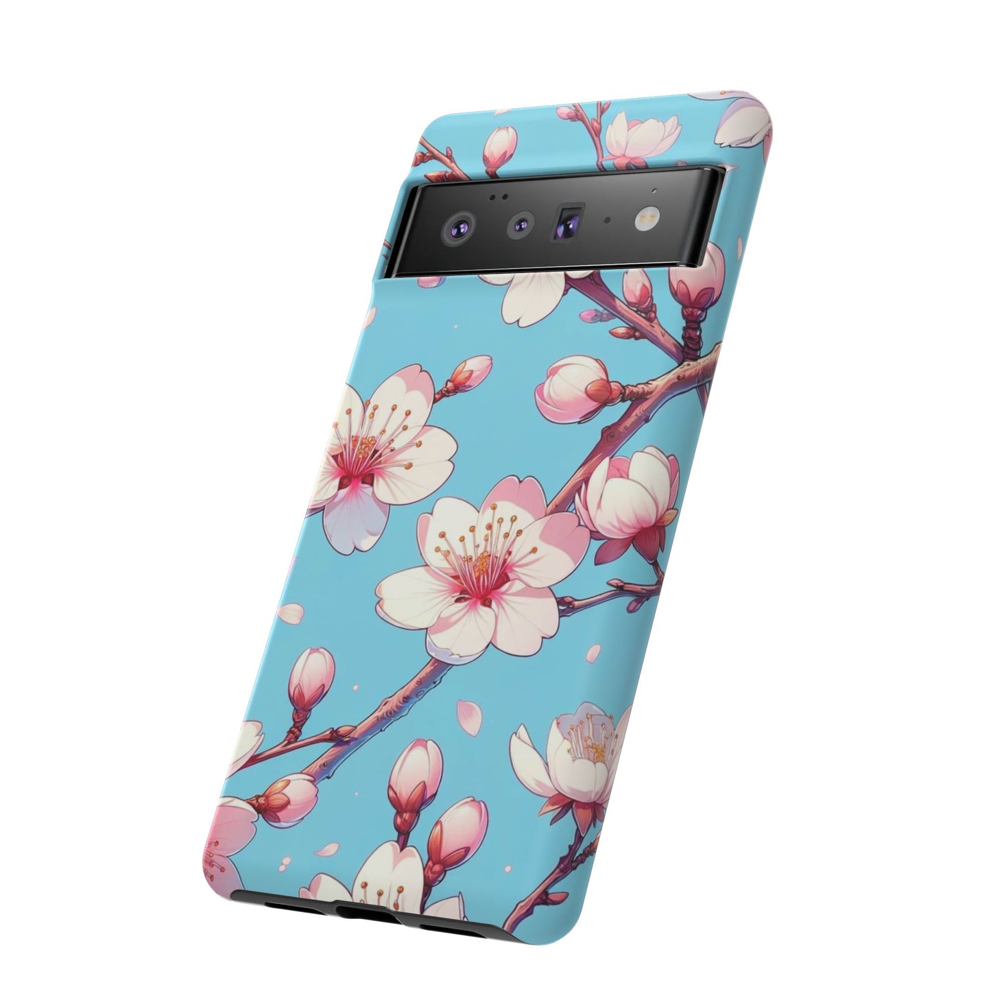 Anime Phone Case, Sakura Blossom Tough Case, Friend Gift, Japanese Culture, Protective Cover, Anime Lover Gift