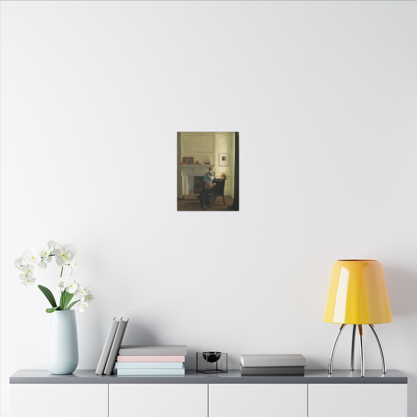 Mother and Child Canvas Print by Sir William Rothenstein, Perfect Mother's Day Gift, Present for Mom's Birthday