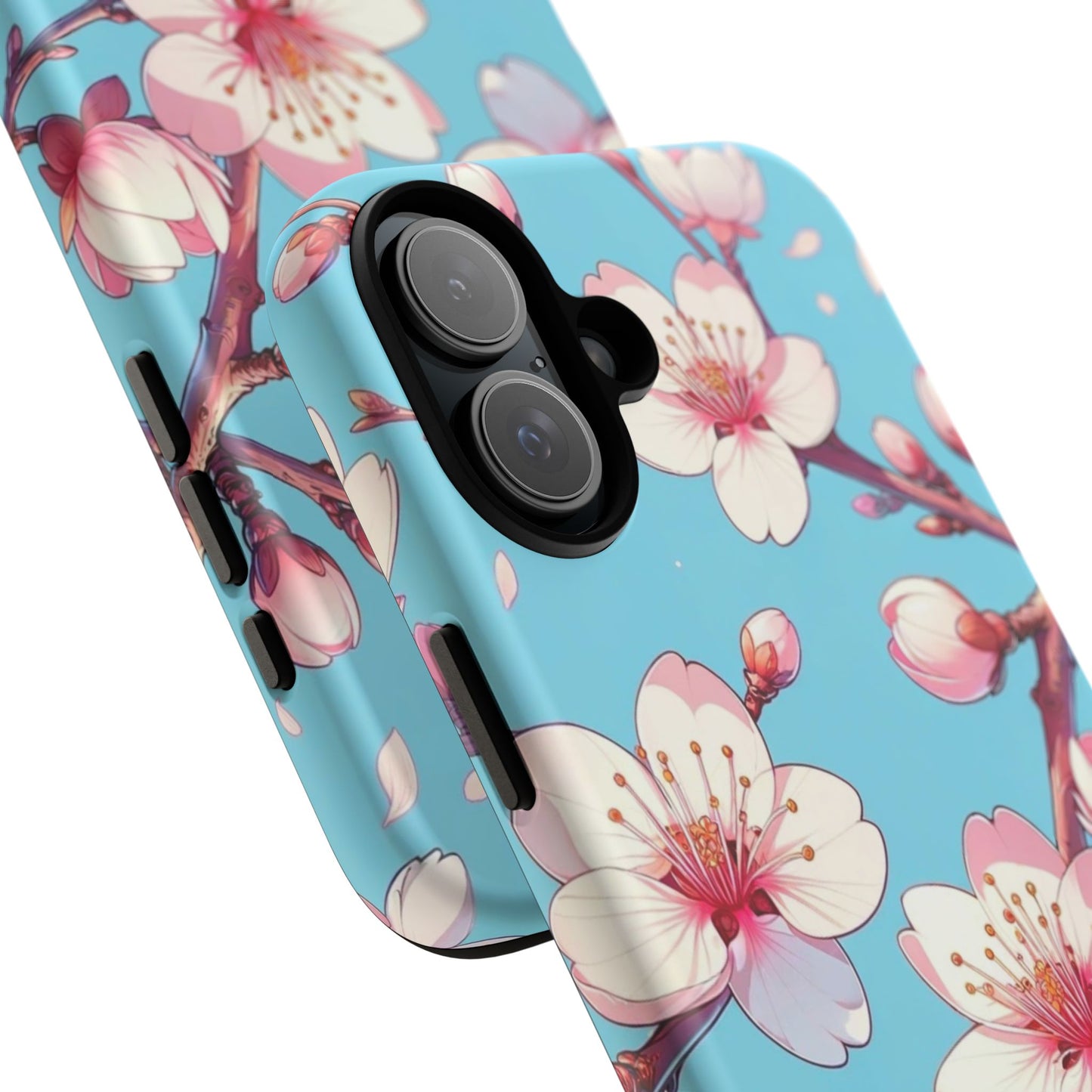 Anime Phone Case, Sakura Blossom Tough Case, Friend Gift, Japanese Culture, Protective Cover, Anime Lover Gift