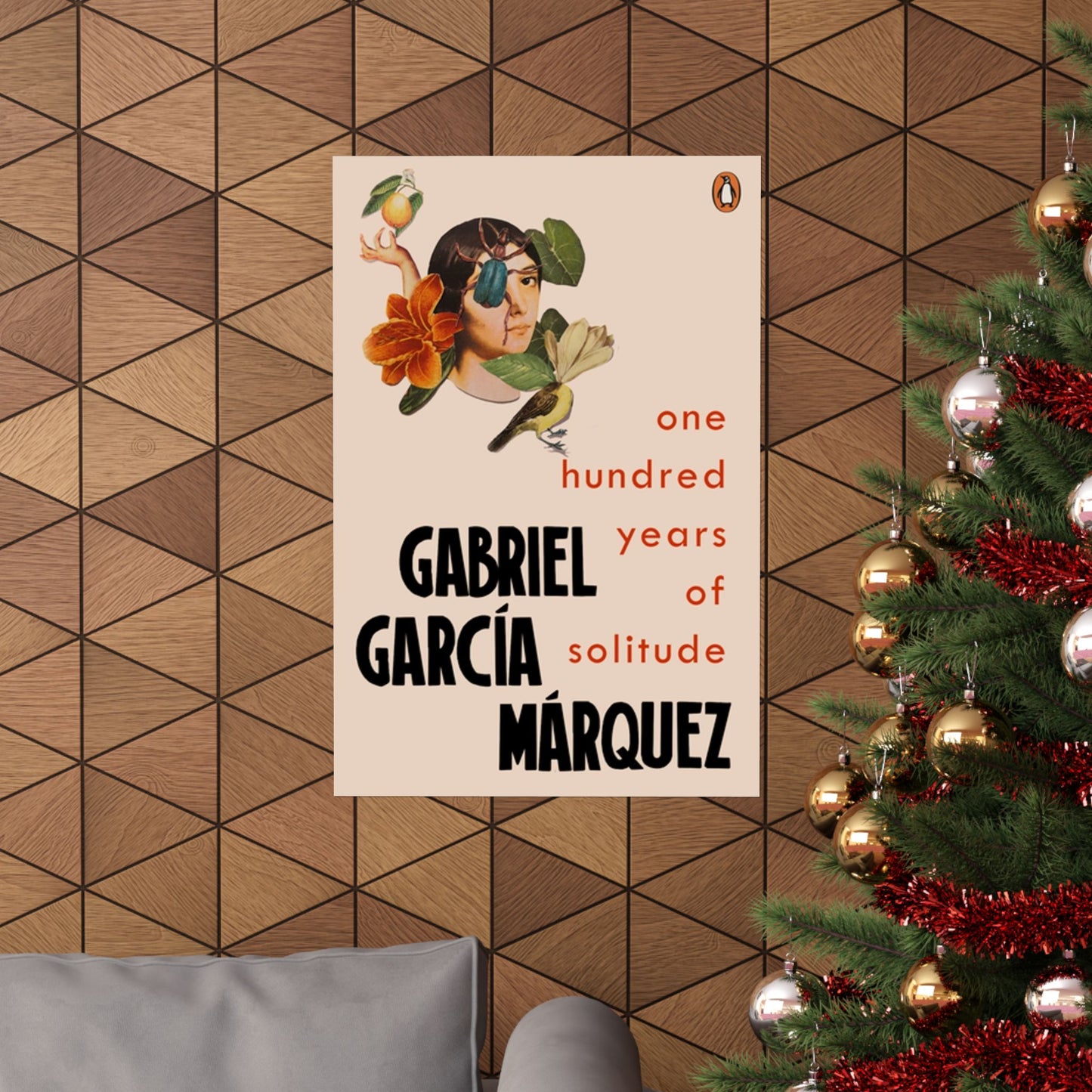 One Hundred Years of Solitude Book Cover Poster, Literary Wall Art for Gabriel Garcia Marquez Fans, Gift for Book Lovers