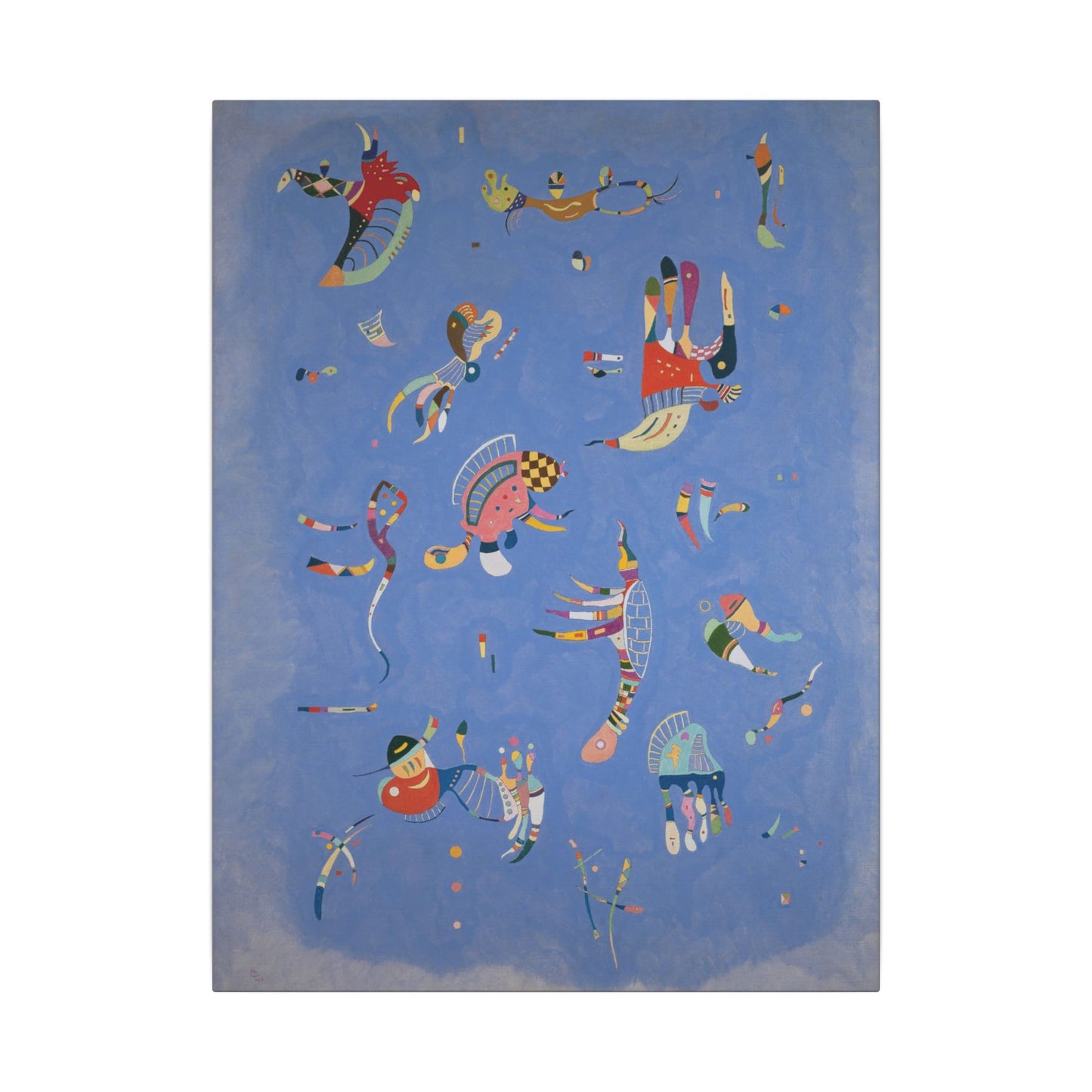 Blue Sky by Wassily Kandinsky, Canvas Print, Modern Abstract Art Decor